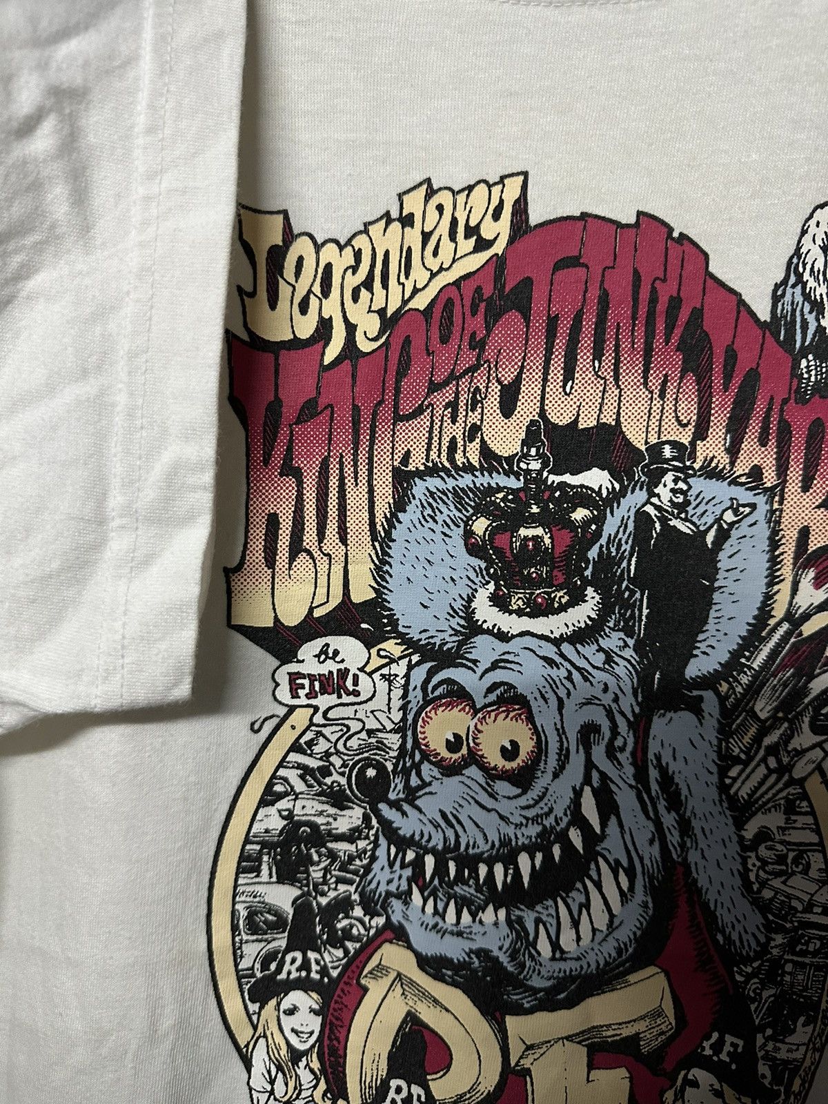 Girl Skateboards Vintage Rat Fink X Rockin Jelly Bean Nekad Girl Tee Size US L / EU 52-54 / 3 - 9 Thumbnail