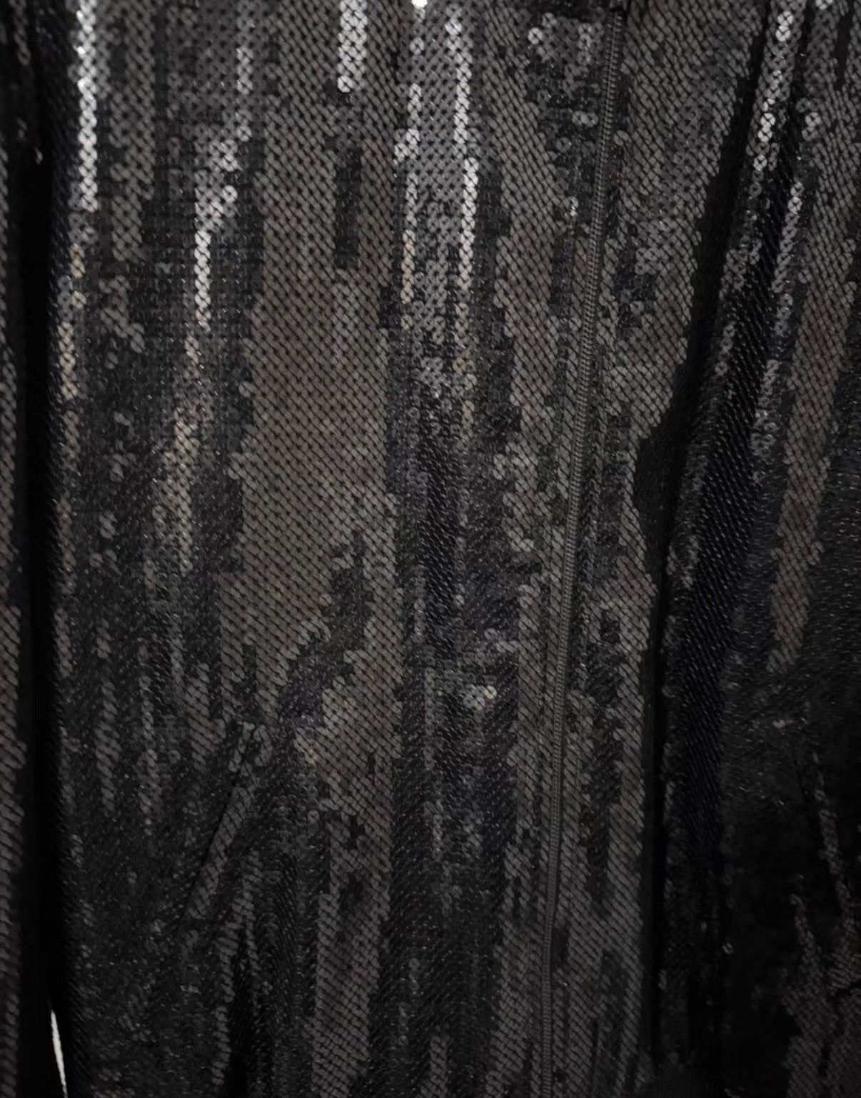 Saint Laurent Paris SLP 17FW "Black Knight" Round Sequin Jacket / Varsity Jacket Size US M / EU 48-50 / 2 - 3 Thumbnail