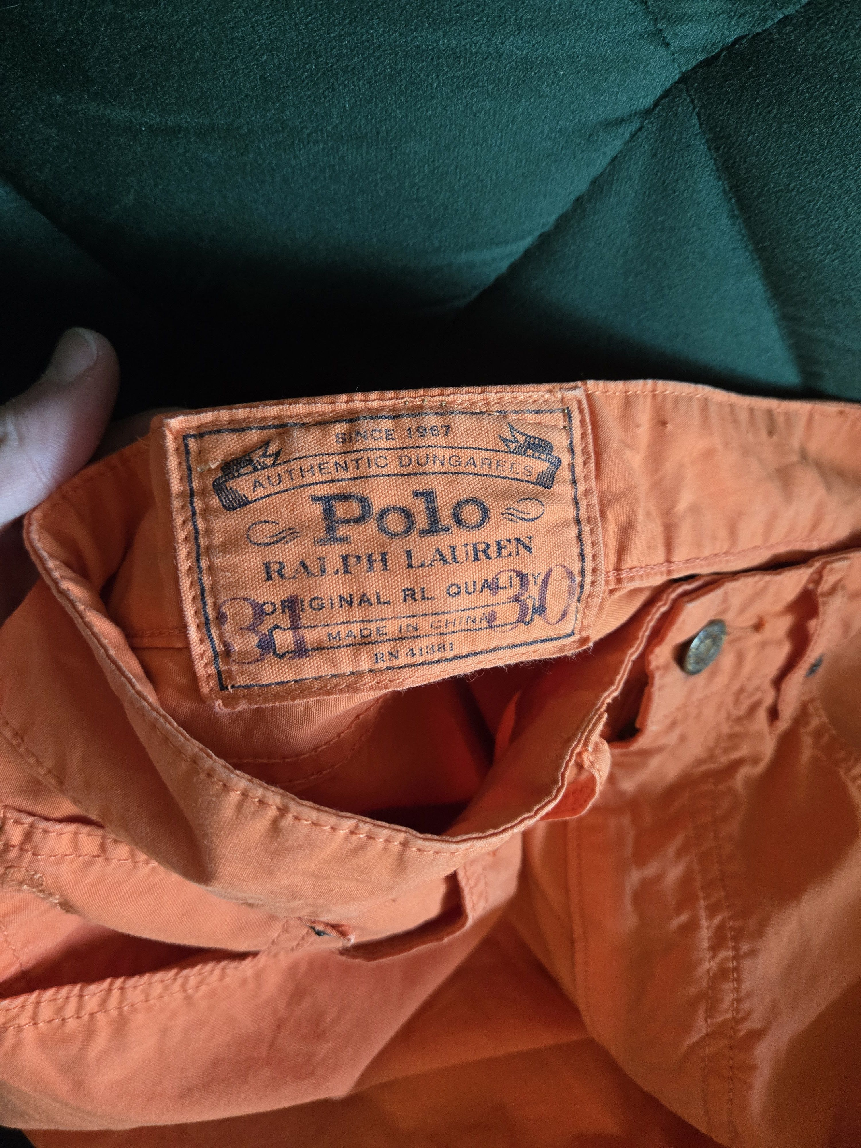 Polo Ralph Lauren Vintage Polo Ralph Lauren Orange Pants Size US 31 - 4 Thumbnail
