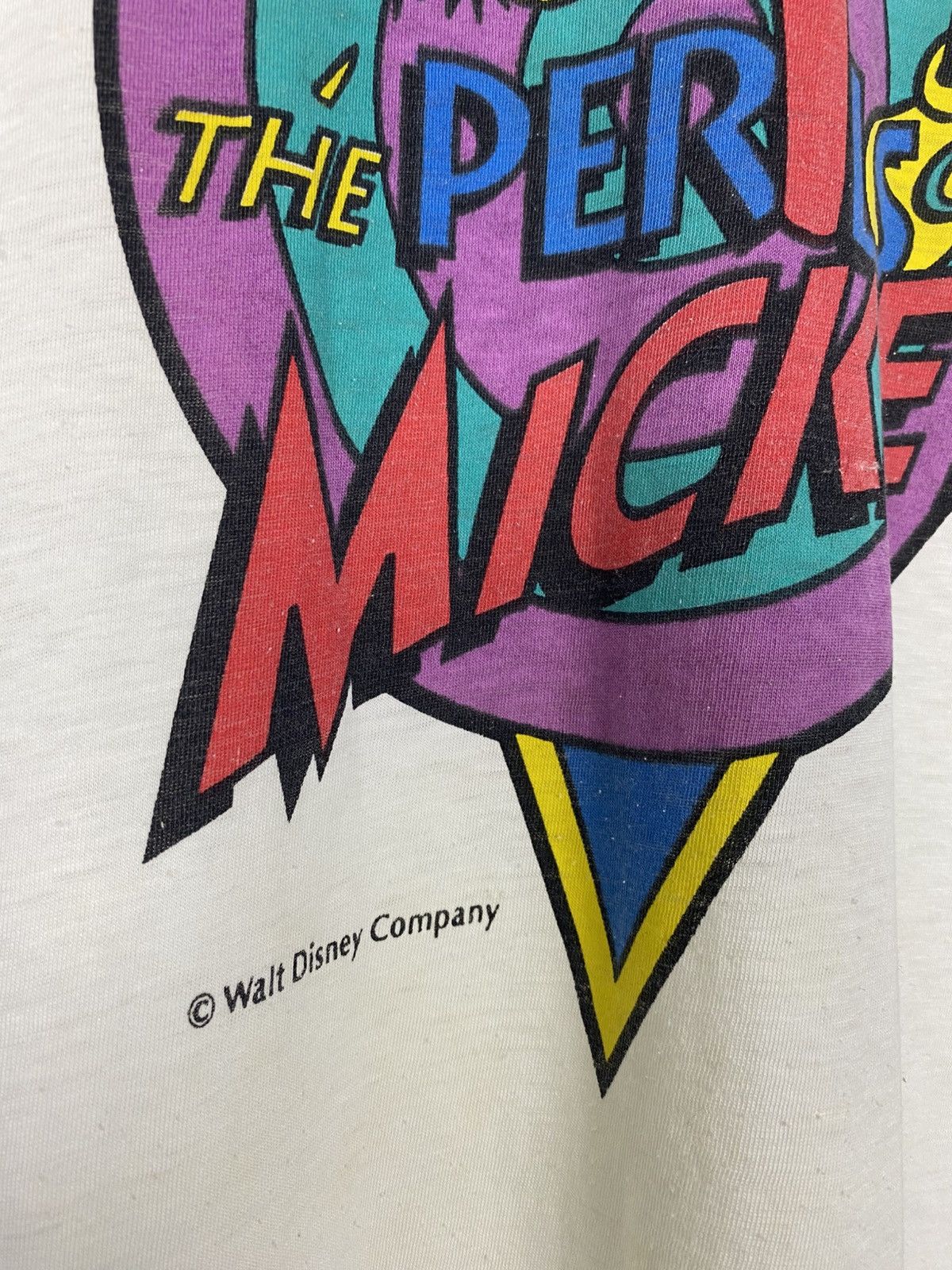 Mickey Mouse Vintage 80s Walt Disney Company Size US S / EU 44-46 / 1 - 4 Thumbnail