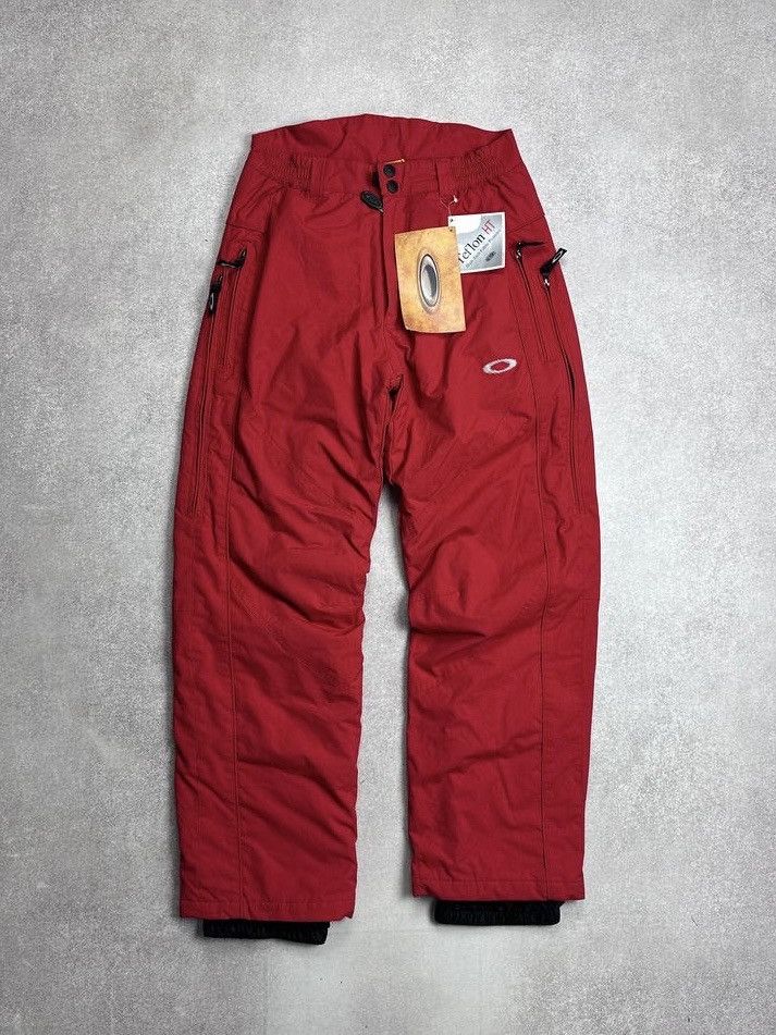 Oakley Vintage NWT Oakley Ski Pants Red Y2K L Size US 34 / EU 50 - 1 Thumbnail