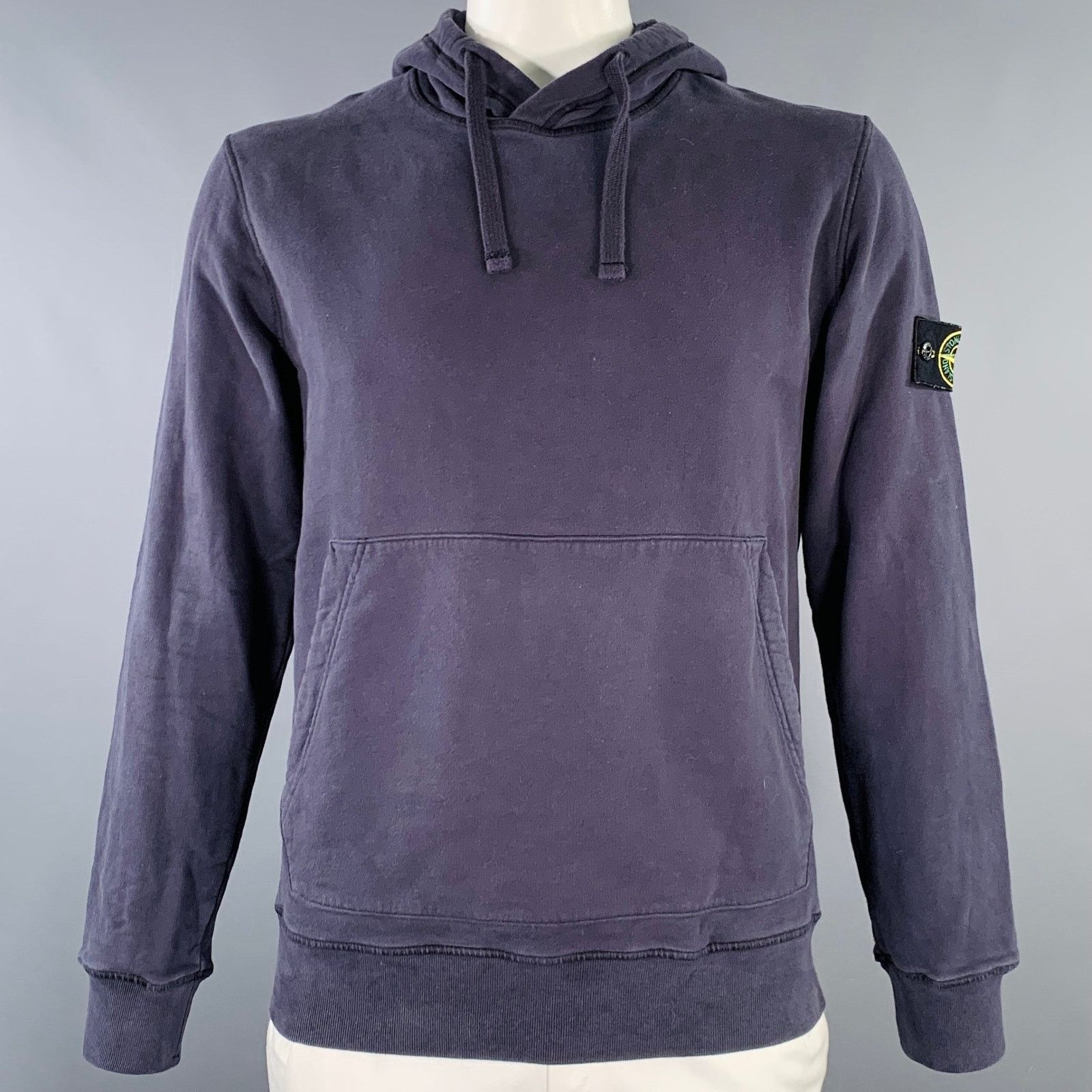Stone Island STONE ISLAND Size L Grey Blue Cotton Hooded Sweatshirt Size US L / EU 52-54 / 3 - 1 Thumbnail