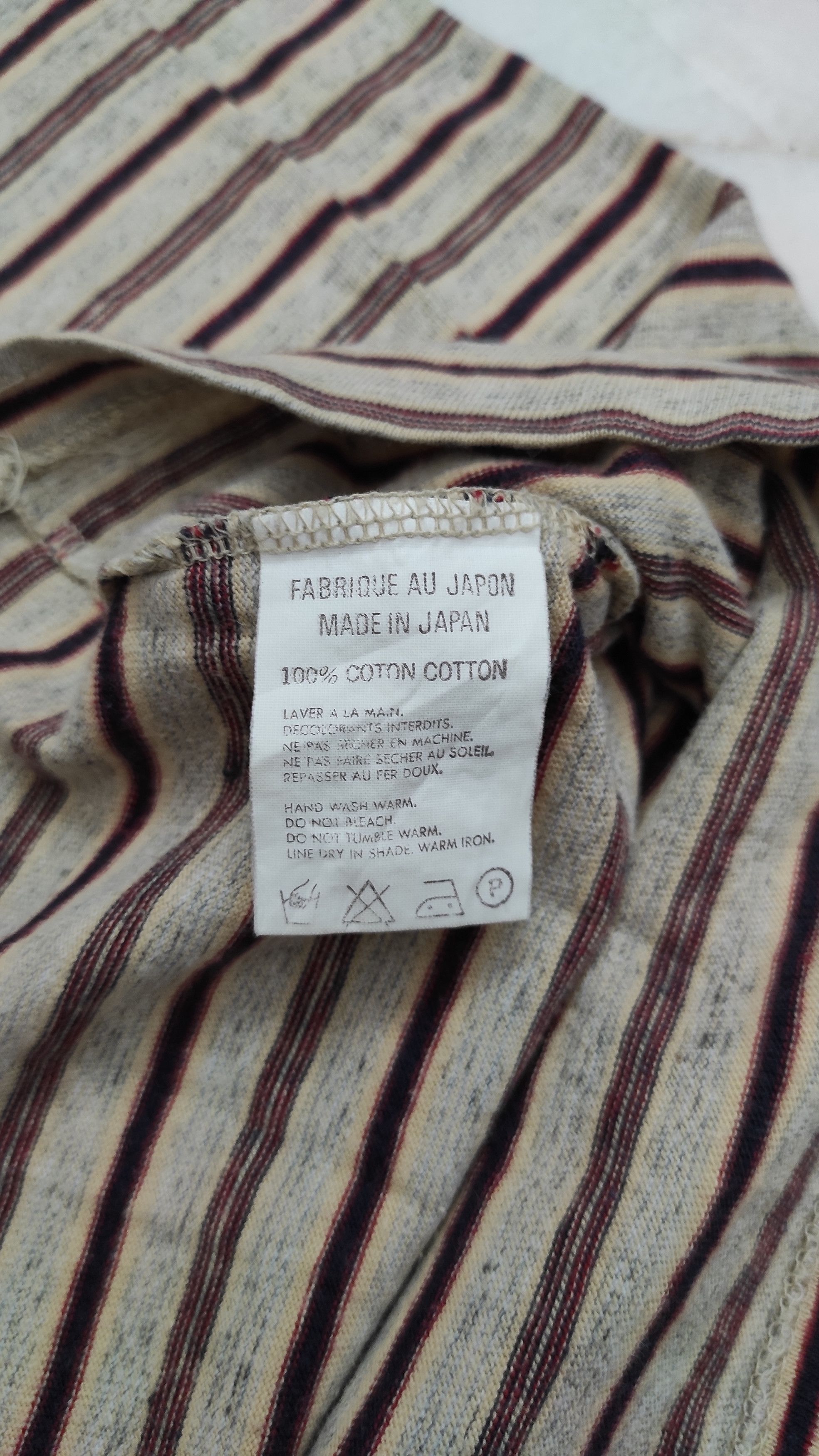 Y's for Men Archive Y's for men "disillusioned" stripes tee Size US L / EU 52-54 / 3 - 4 Thumbnail