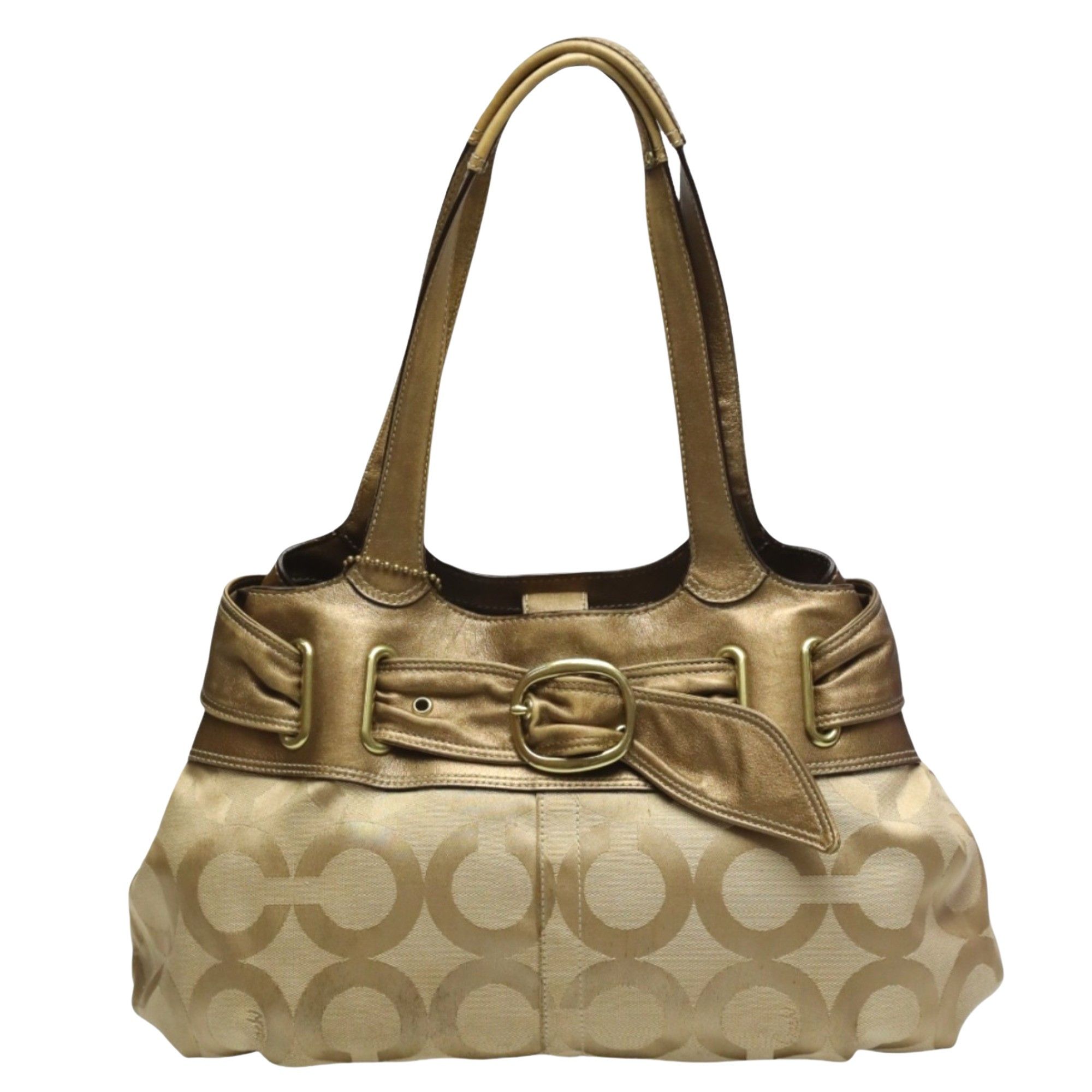 image of Coach Signature Shopper in Beige, Women's