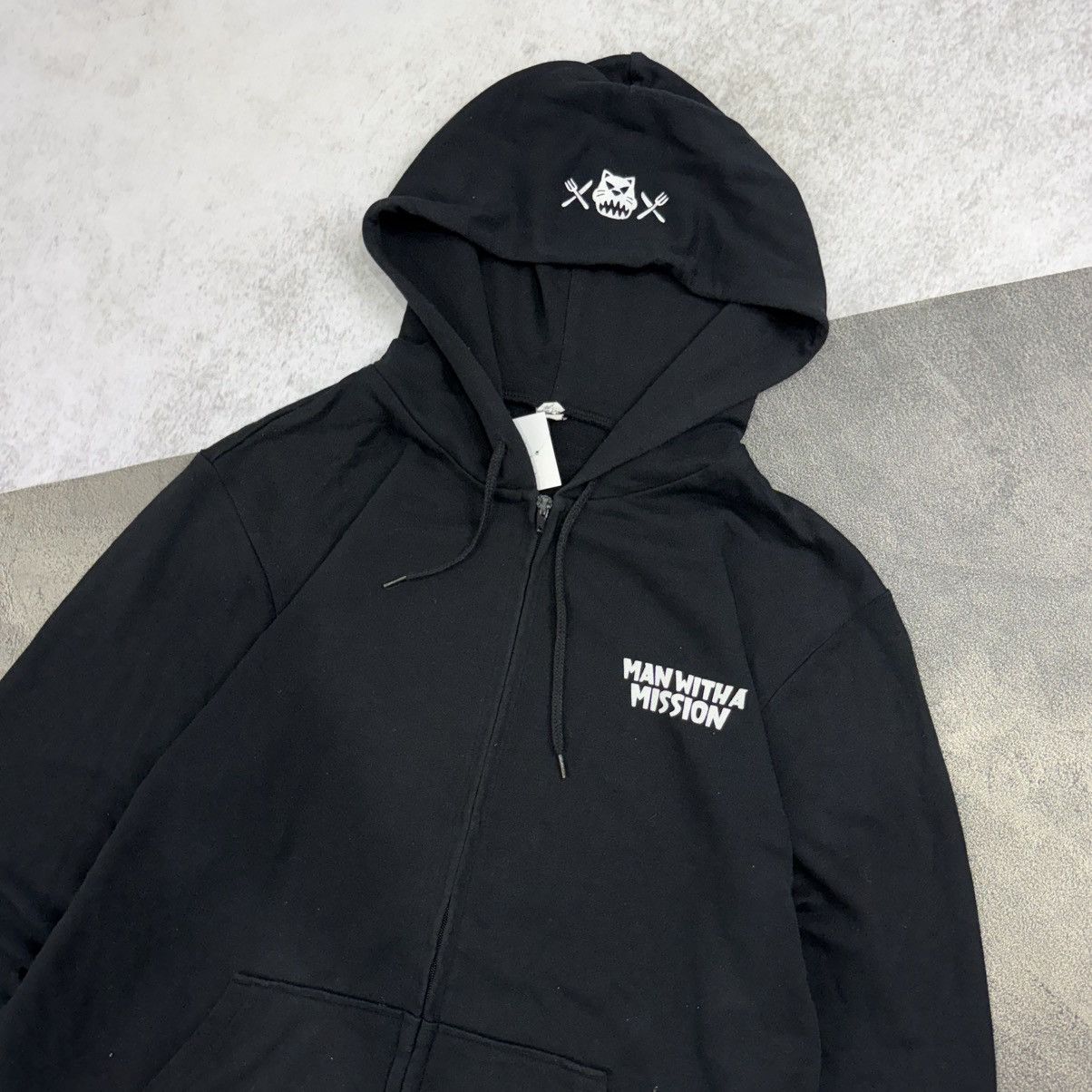 Japanese Brand MAN WITH A MISSION wolf japan fullzip black Size US M / EU 48-50 / 2 - 4 Thumbnail