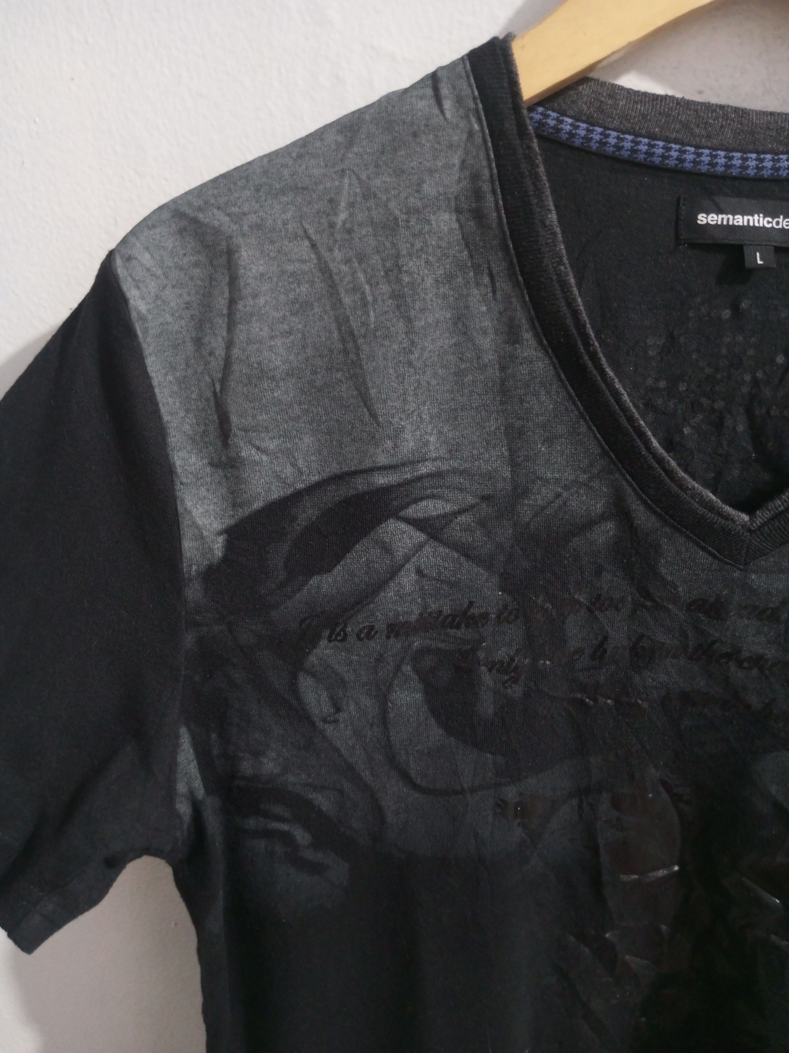 semanticdesign Vintage semantic design poem studded cross t shirt Size US M / EU 48-50 / 2 - 3 Thumbnail