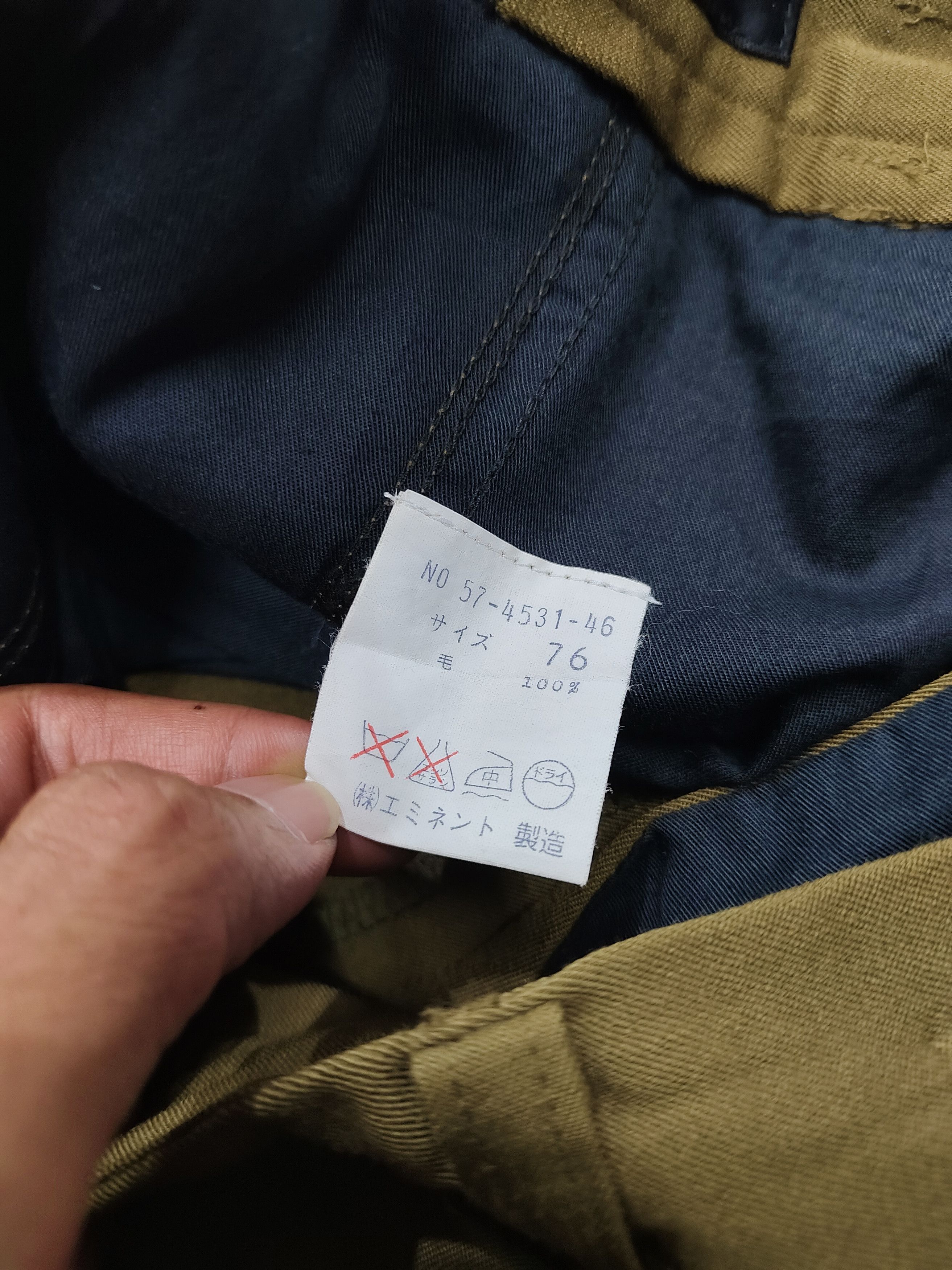Mr. Junko 90s Mr Junko- Wide Tapered Embroidered Wool Trousers Size US 31 - 7 Thumbnail