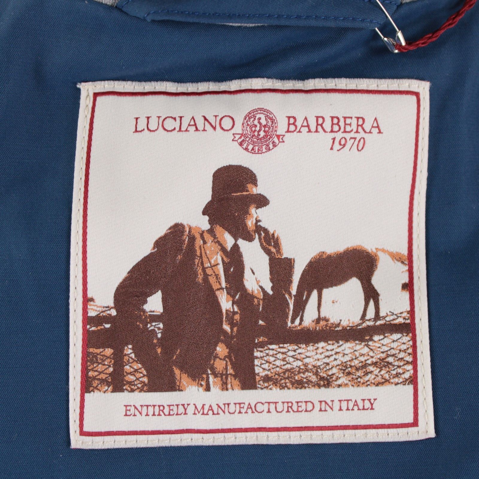 Luciano Barbera Luciano Barbera Jacket Size M US In Blue Cotton Blend Size US M / EU 48-50 / 2 - 8 Thumbnail