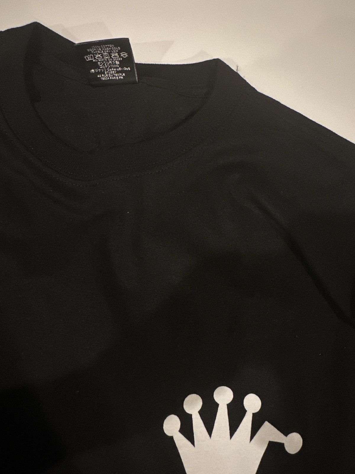Stussy Stussy LB Crown Tee Black (L) Size US L / EU 52-54 / 3 - 3 Thumbnail