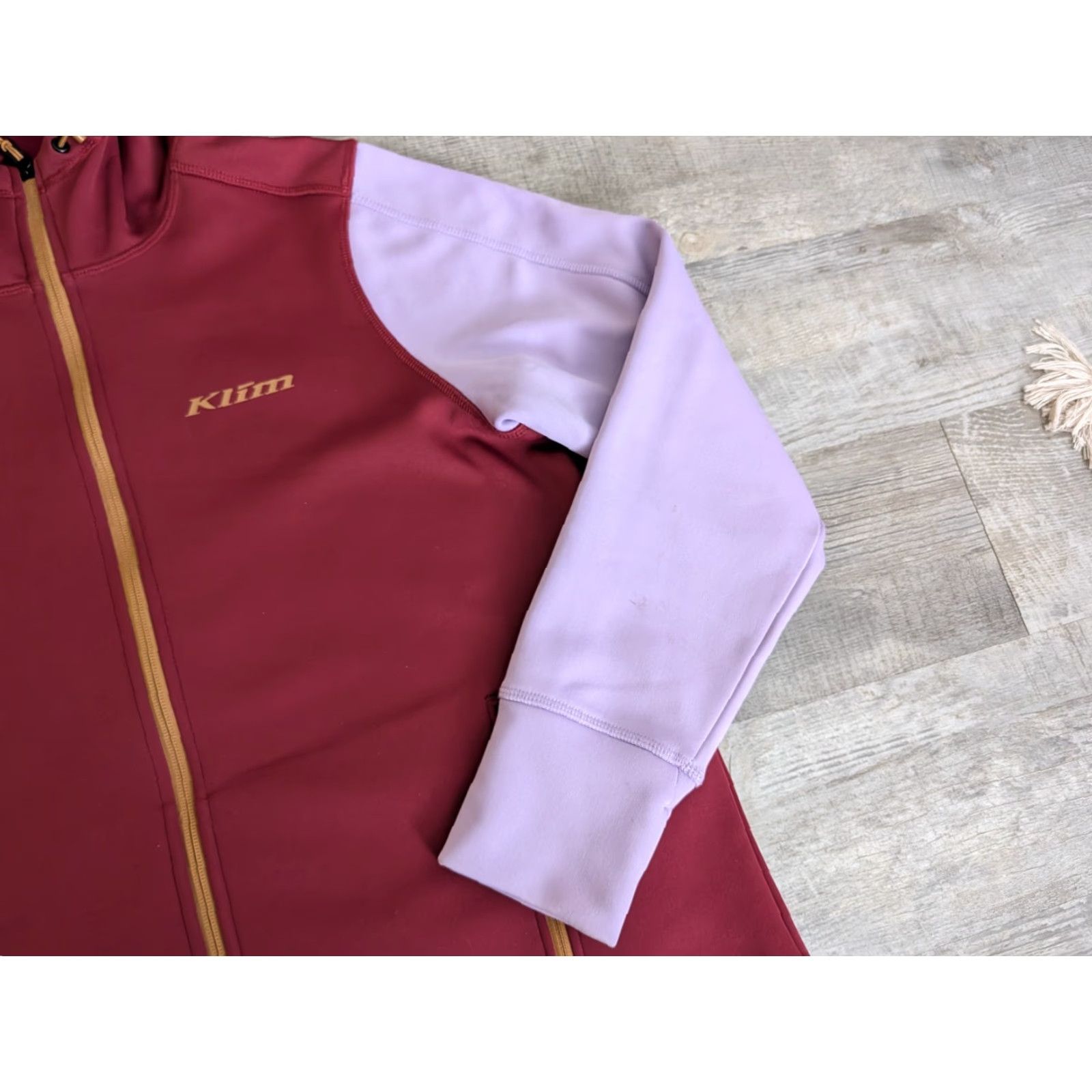Vintage Klim Visita Full Zip Hoodie Women's Cabernet - Lavender Heist Size M VGUC Size M / US 6-8 / IT 42-44 - 3 Thumbnail
