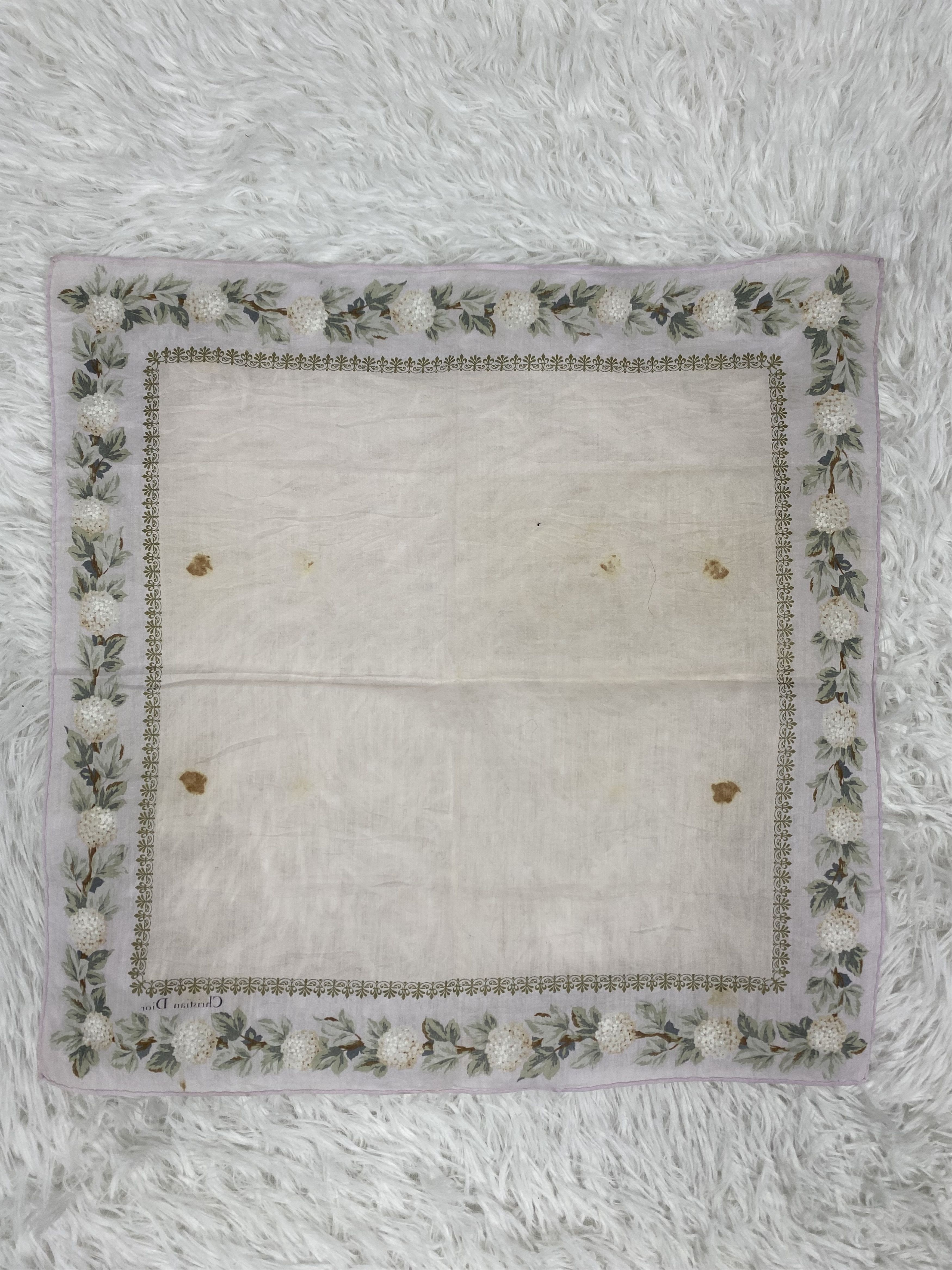 Vintage Vintage Christian Dior Handkerchief Neckerchief PH0521 Size ONE SIZE - 6 Thumbnail
