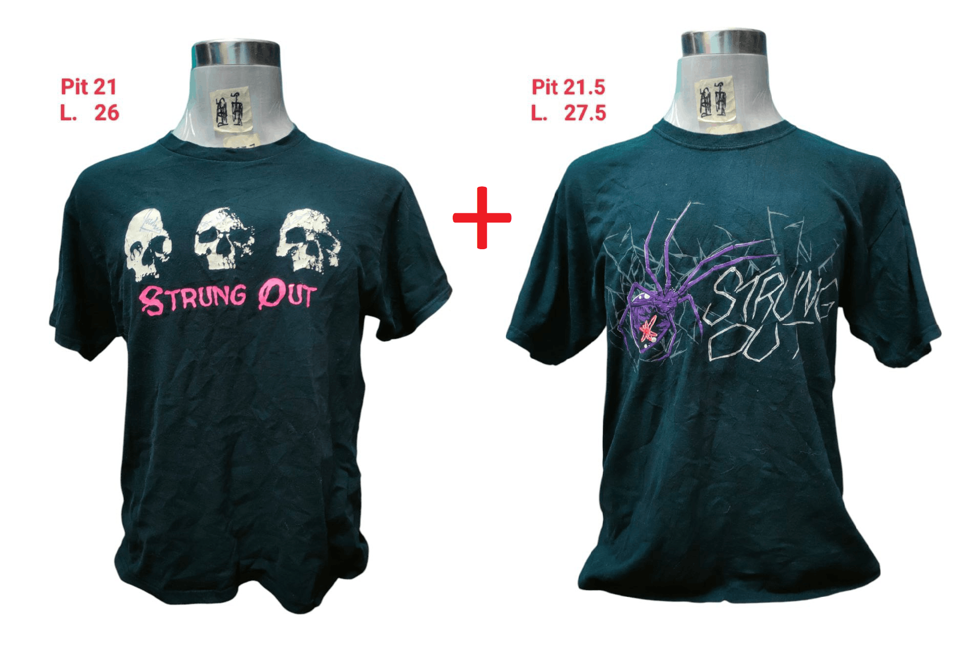 Band Tees × Vintage COMBO STRUNG OUT BAND T-SHIRT WITH SIGN Size US L / EU 52-54 / 3 - 1 Thumbnail