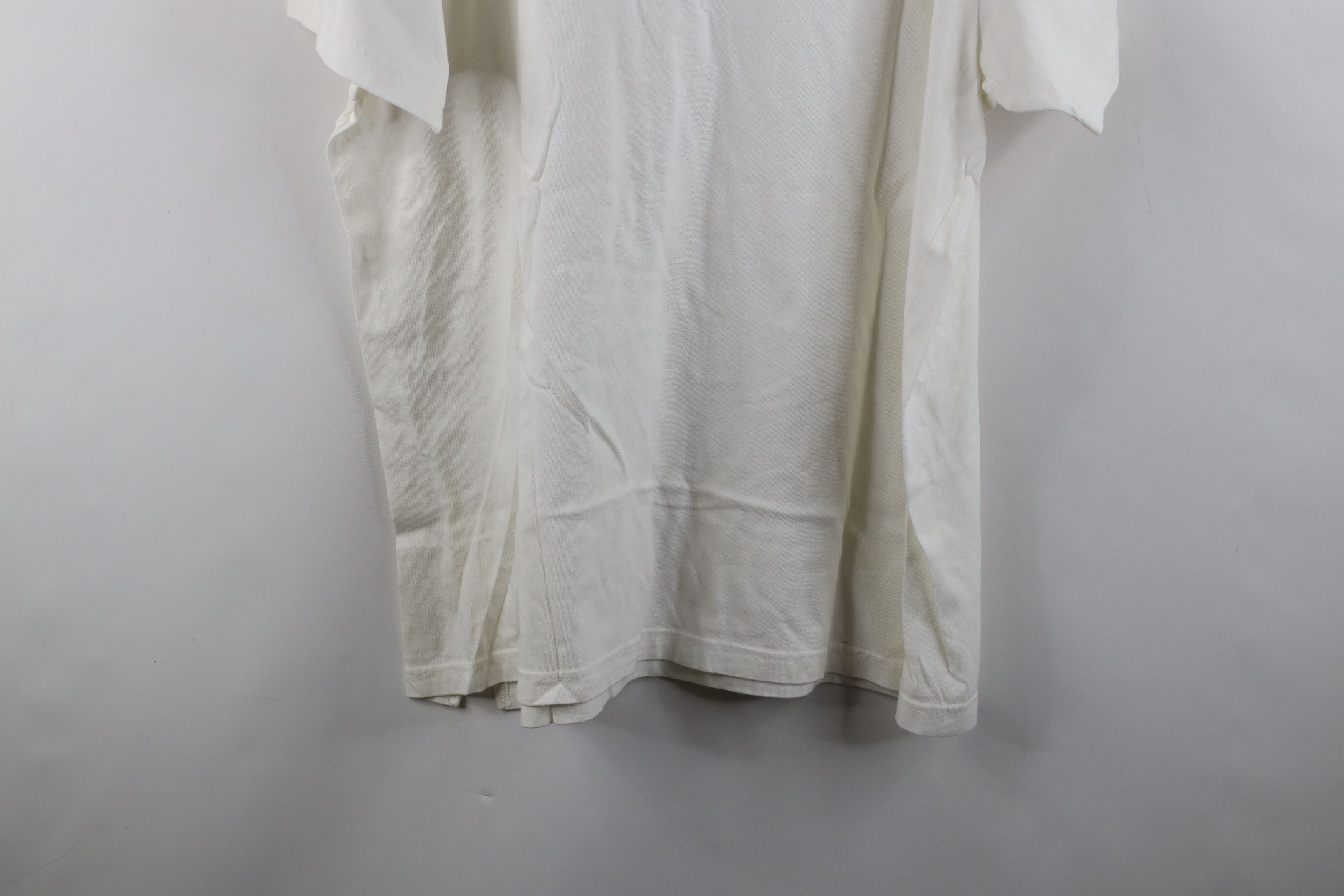 Vintage Vintage 90s Streetwear Cotton Short Sleeve T-Shirt White Size 3XL / US 20-22 - 10 Thumbnail
