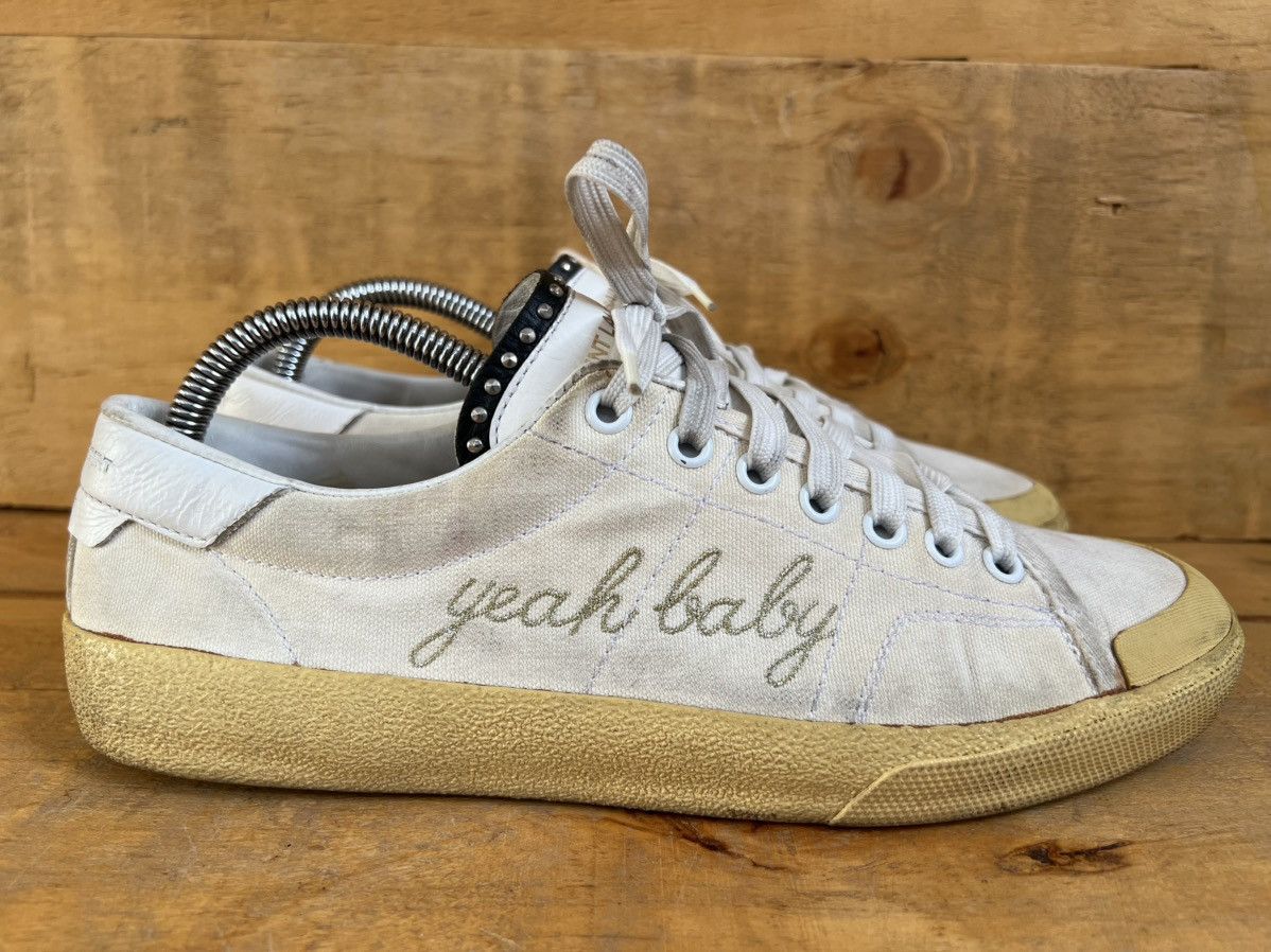 Hedi Slimane × Saint Laurent Paris Saint Laurent yeah baby sneakers Size US 9.5 / IT 39.5 - 8 Thumbnail