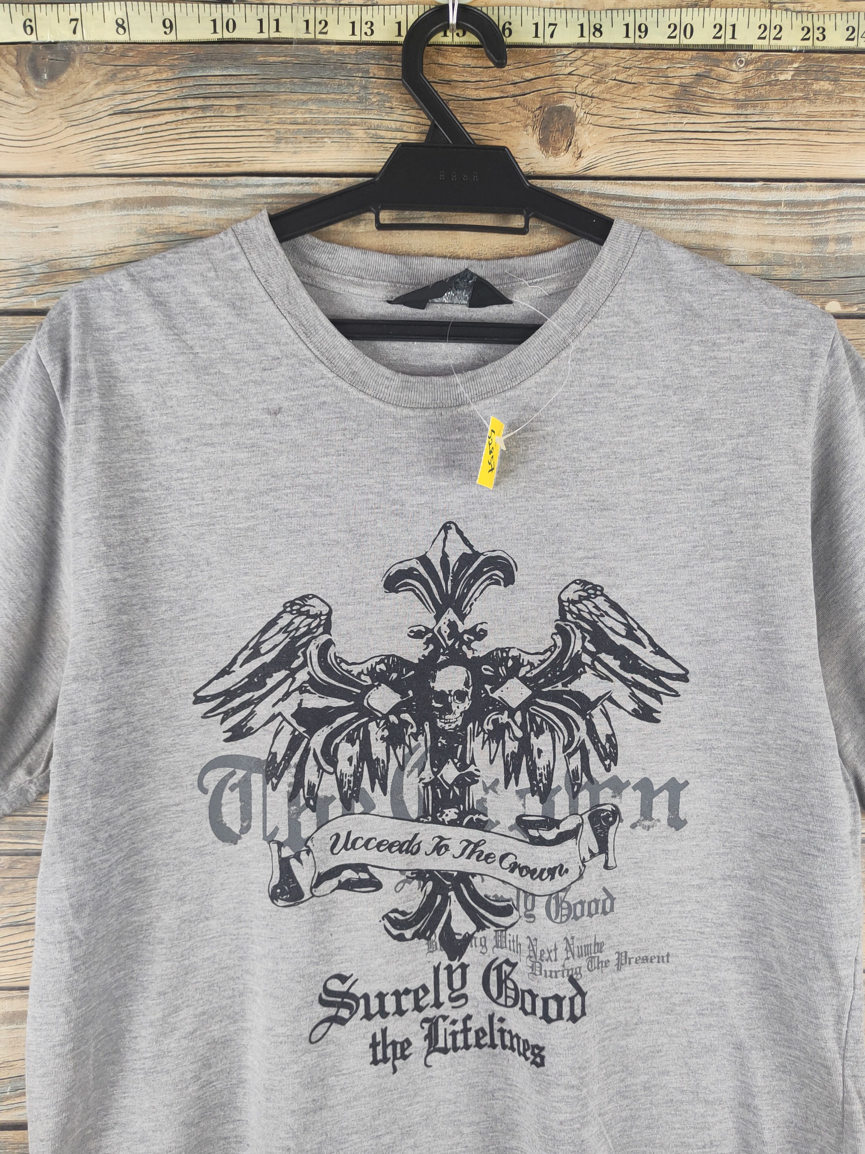 Beaumere Beaumere skull Gray Short Sleeve T-shirts #S2857 Size US L / EU 52-54 / 3 - 2 Thumbnail