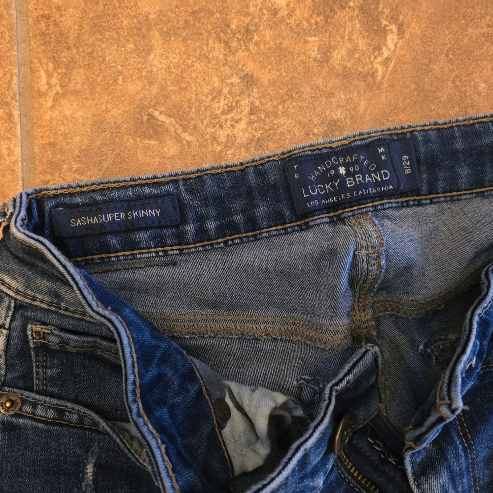 Lucky Brand Dark Denim | LUCKY BRAND | Sasha Super Skinny Jean Size 30" / US 8 / IT 44 - 3 Thumbnail