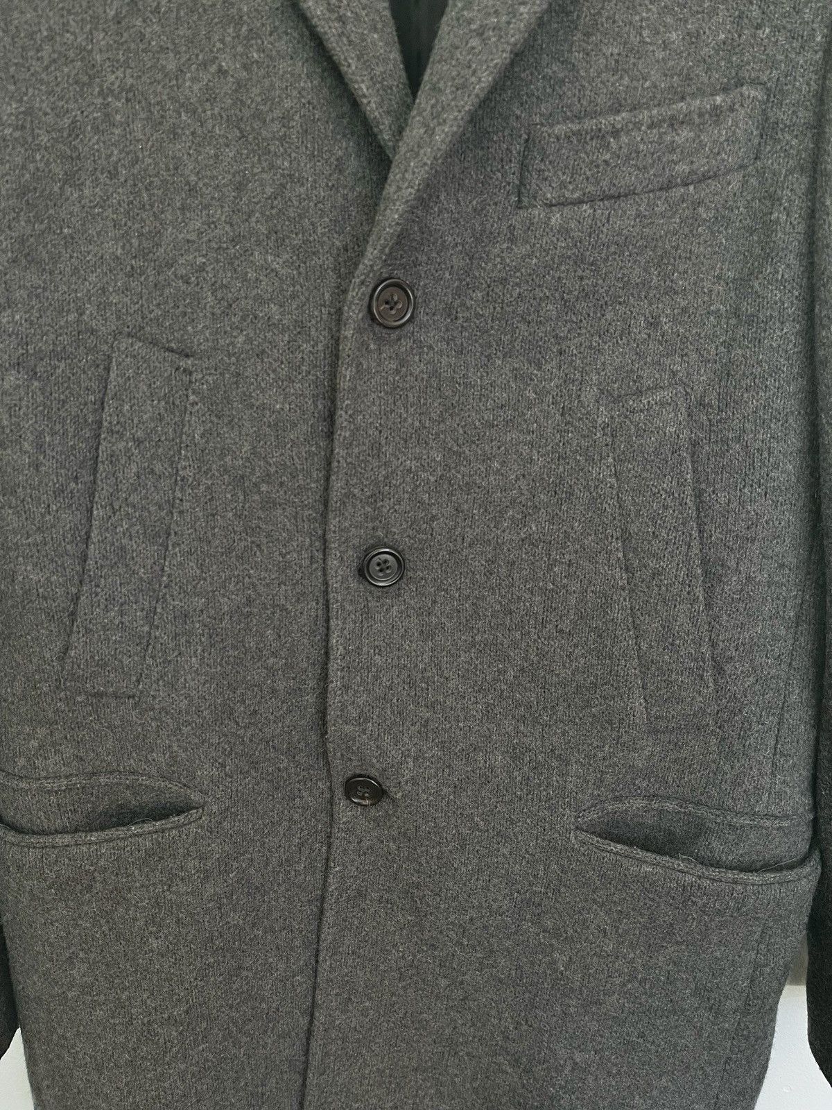 Dolce & Gabbana Dolce & Gabbana Grey Wool Overcoat Made in Italy IT44 Size US S / EU 44-46 / 1 - 4 Thumbnail