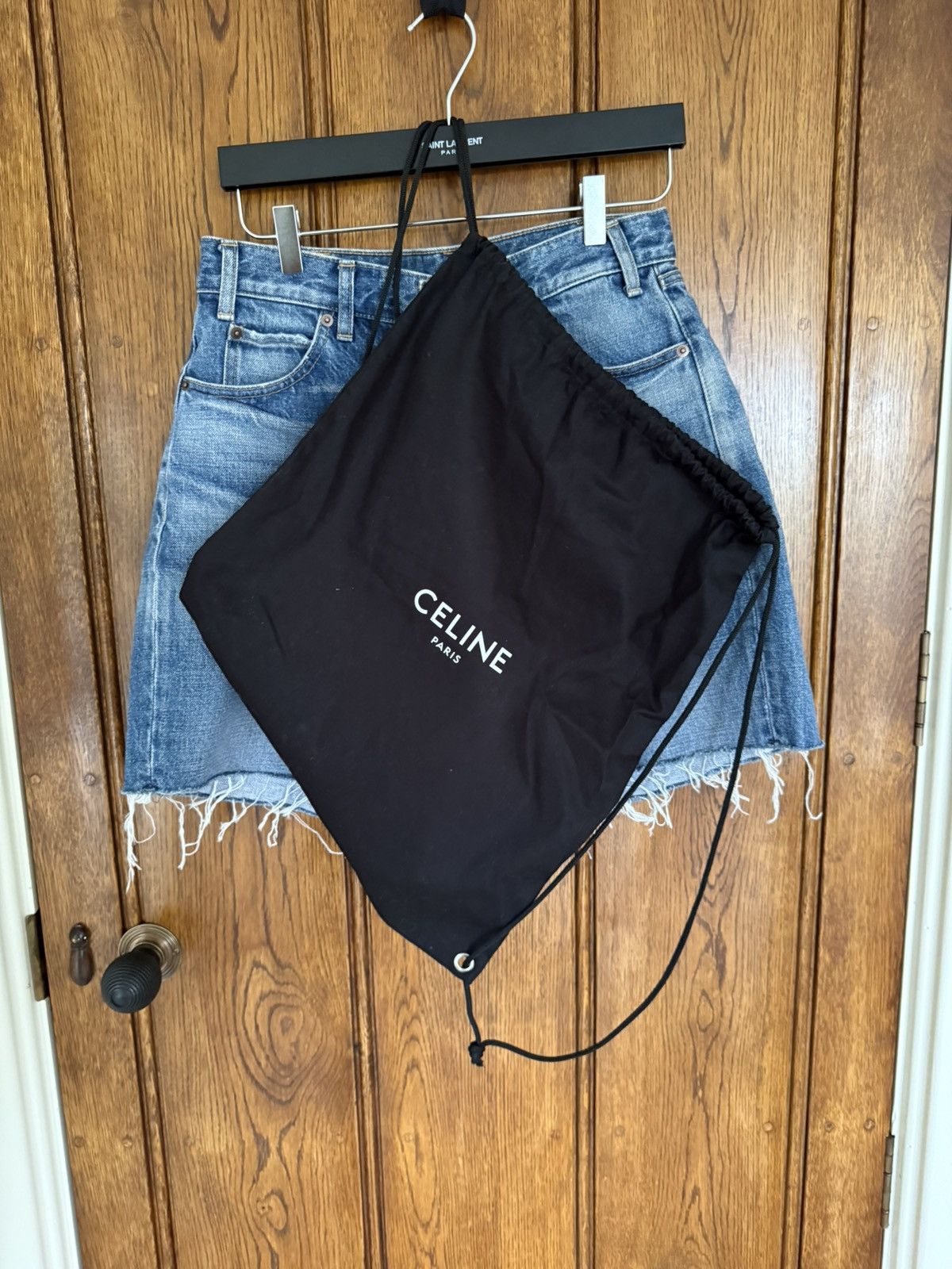 Celine $990 ss24 Celine zuma wash wesley jean denim shorts 28 Hedi Size US 28 / EU 44 - 2 Thumbnail