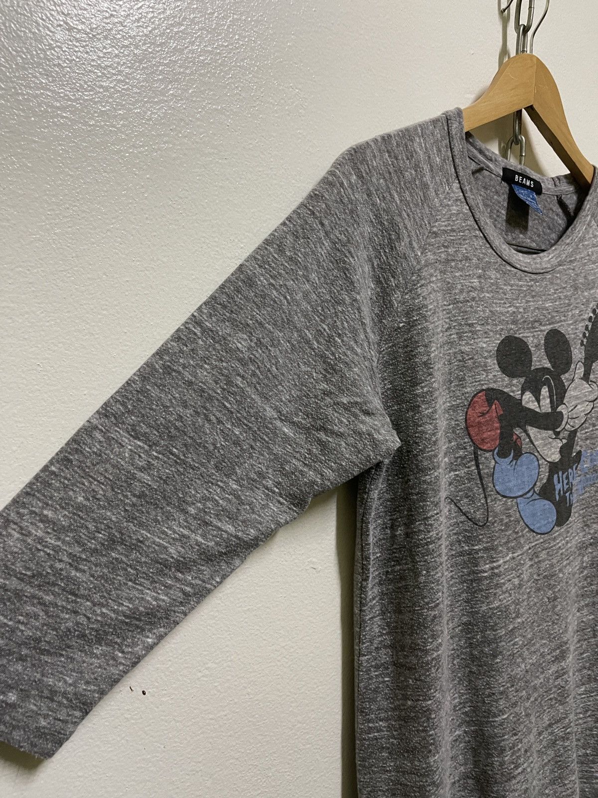 Beams Plus × Mickey Mouse Beams Mickey Raglan T Shirt Size US M / EU 48-50 / 2 - 2 Thumbnail