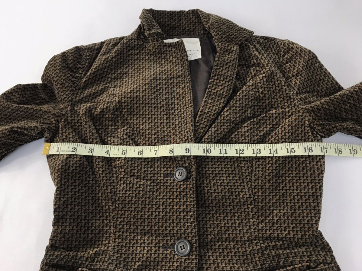 BRAHMIN 90s Brahmin Coat Jacket Full Button Nova Checked Monogram Size S / US 4 / IT 40 - 8 Thumbnail