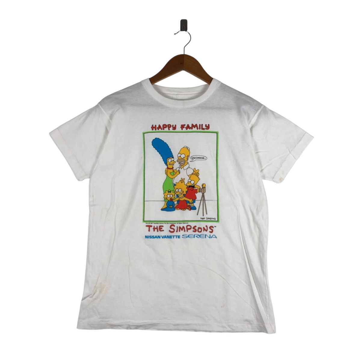 THE SIMPSONS Promo Happy Family Vintage T-Shirt