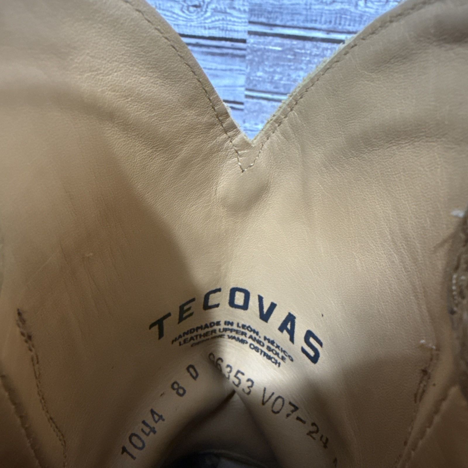 Tecovas TECOVAS The Wyatt Russet Ostrich Boots size 8 D Brown Weste Size US 8 / EU 41 - 5 Thumbnail
