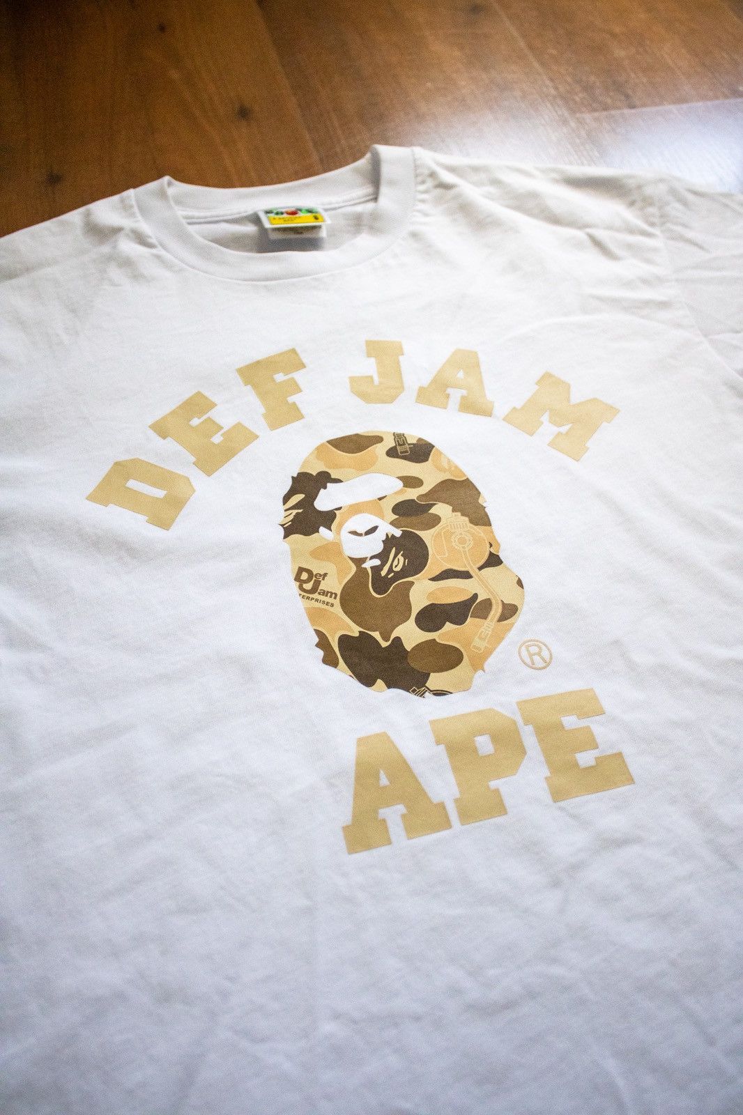 Bape Bape x DEF JAM Camo College Relaxed Fit Tee Size US S / EU 44-46 / 1 - 2 Thumbnail
