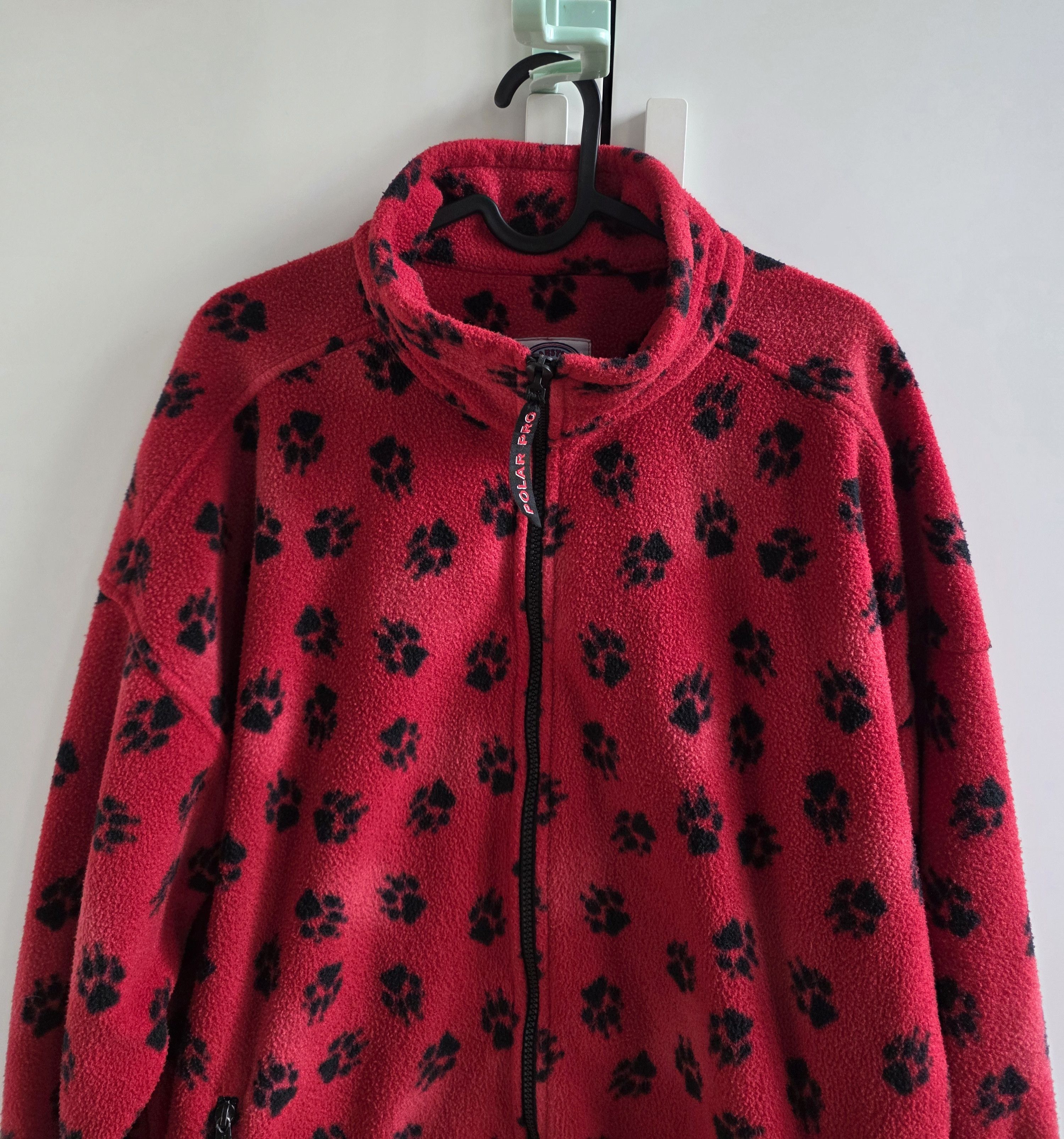 Jack Wolfskin Jack Wolfskin polar vintage xxl red Fleece paw print Size US XXL / EU 58 / 5 - 4 Thumbnail