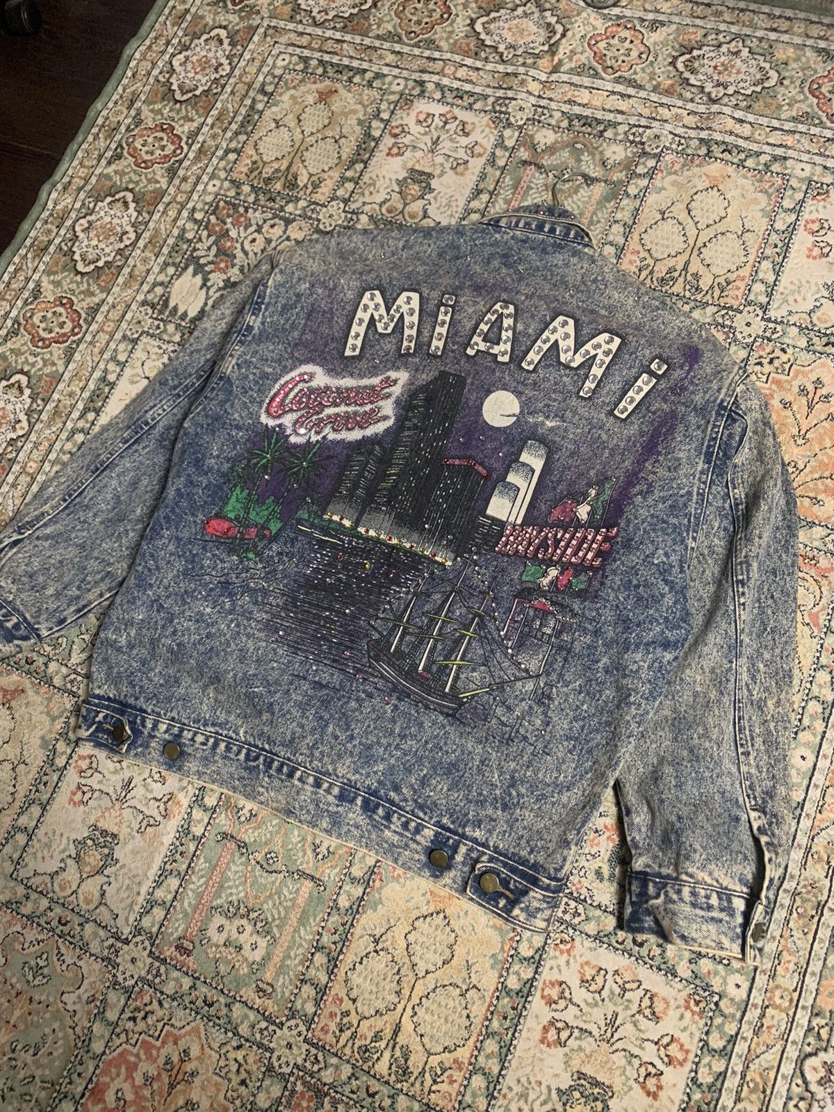 Other × Vintage Vintage “Hand Made” Denim Jeans Gepetto “Miami” jacket Size US M / EU 48-50 / 2 - 3 Thumbnail