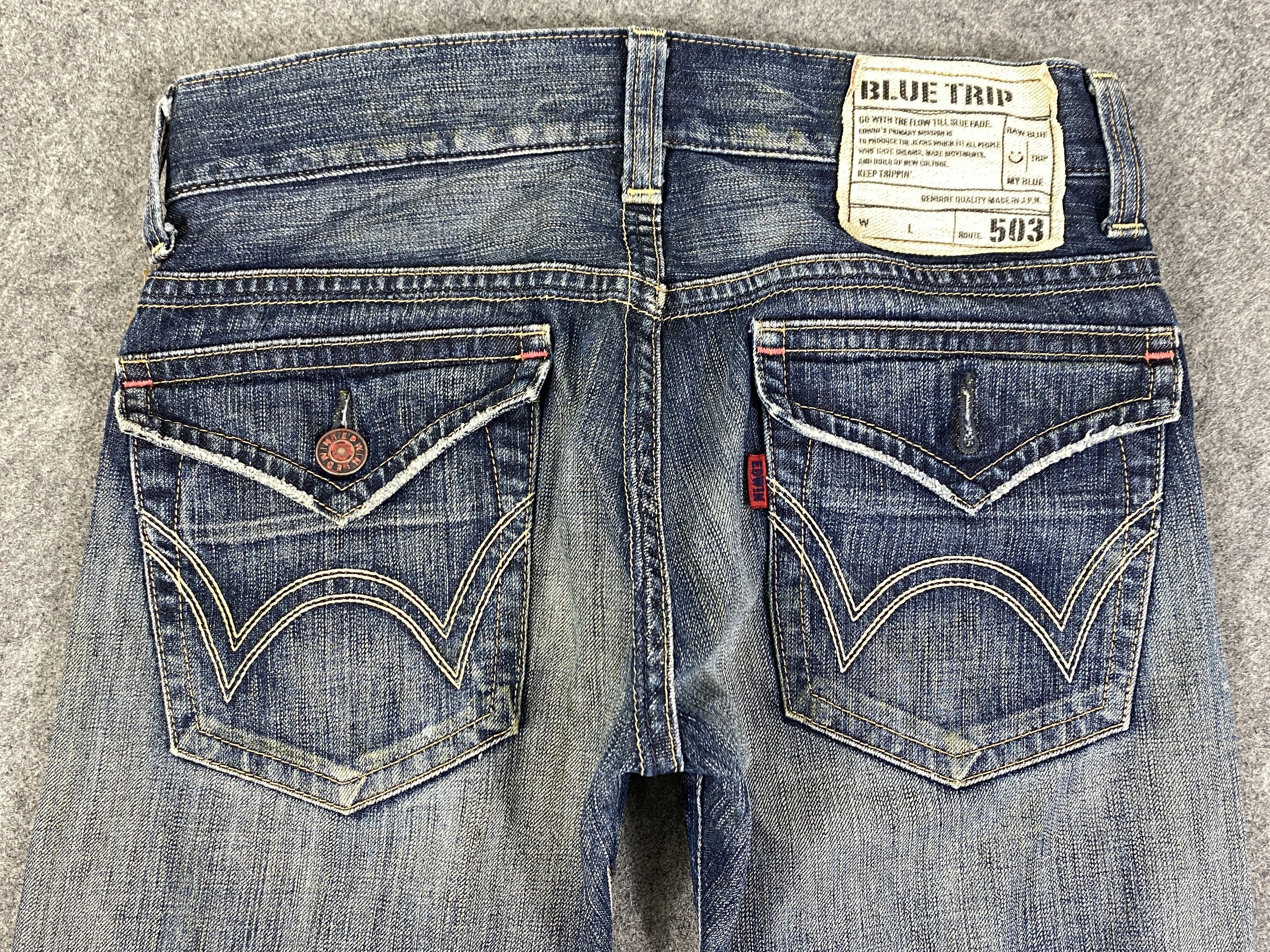 Edwin EDWIN BLUE TRIP VINTAGE FLARE DISTRESSED JEANS 31x31- JN3251 Size US 31 - 4 Thumbnail