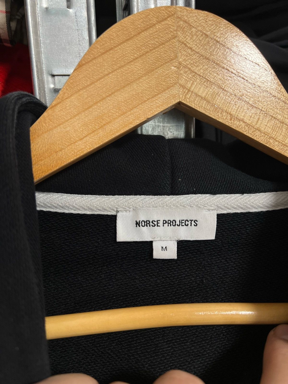 Designer × Norse Projects Men’s Norse Projects Black Vagn Classic Hoodie Logo Size M Size US M / EU 48-50 / 2 - 3 Thumbnail