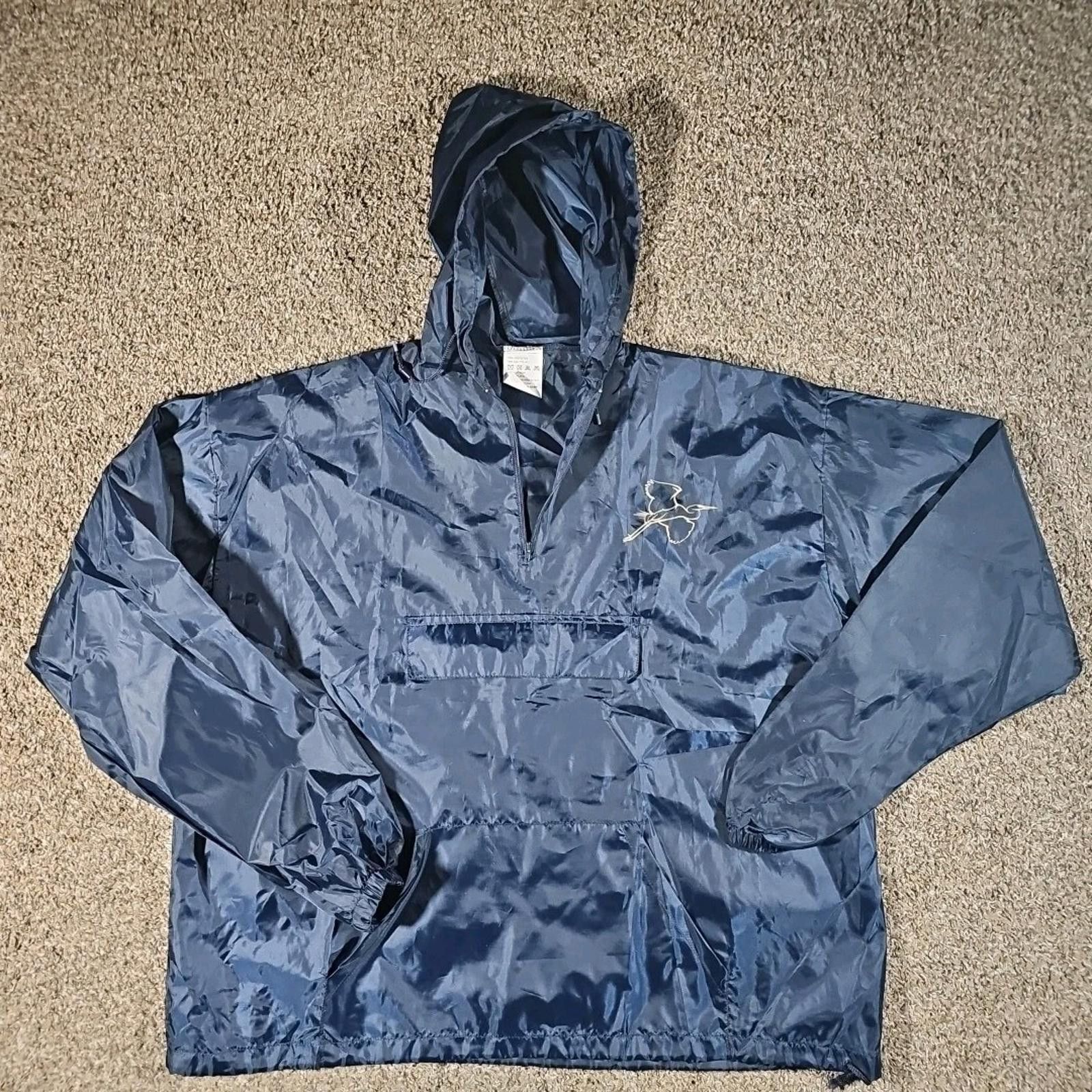 Other Defenders Of Wildlife 1/4 Zip Pelican Hooded Raincoat OSFA Size US M / EU 48-50 / 2 - 1 Thumbnail