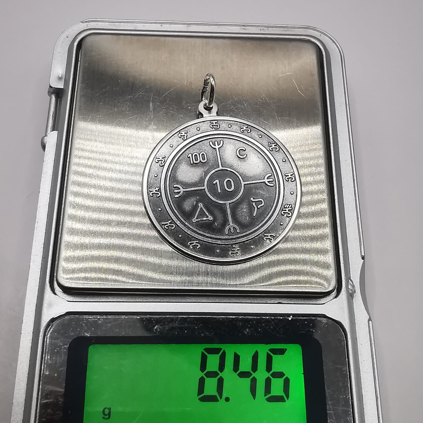 Sterling Silver Vintage pendant "Amulet of Spiritual Power 925 silver 8,46g Size ONE SIZE - 6 Thumbnail