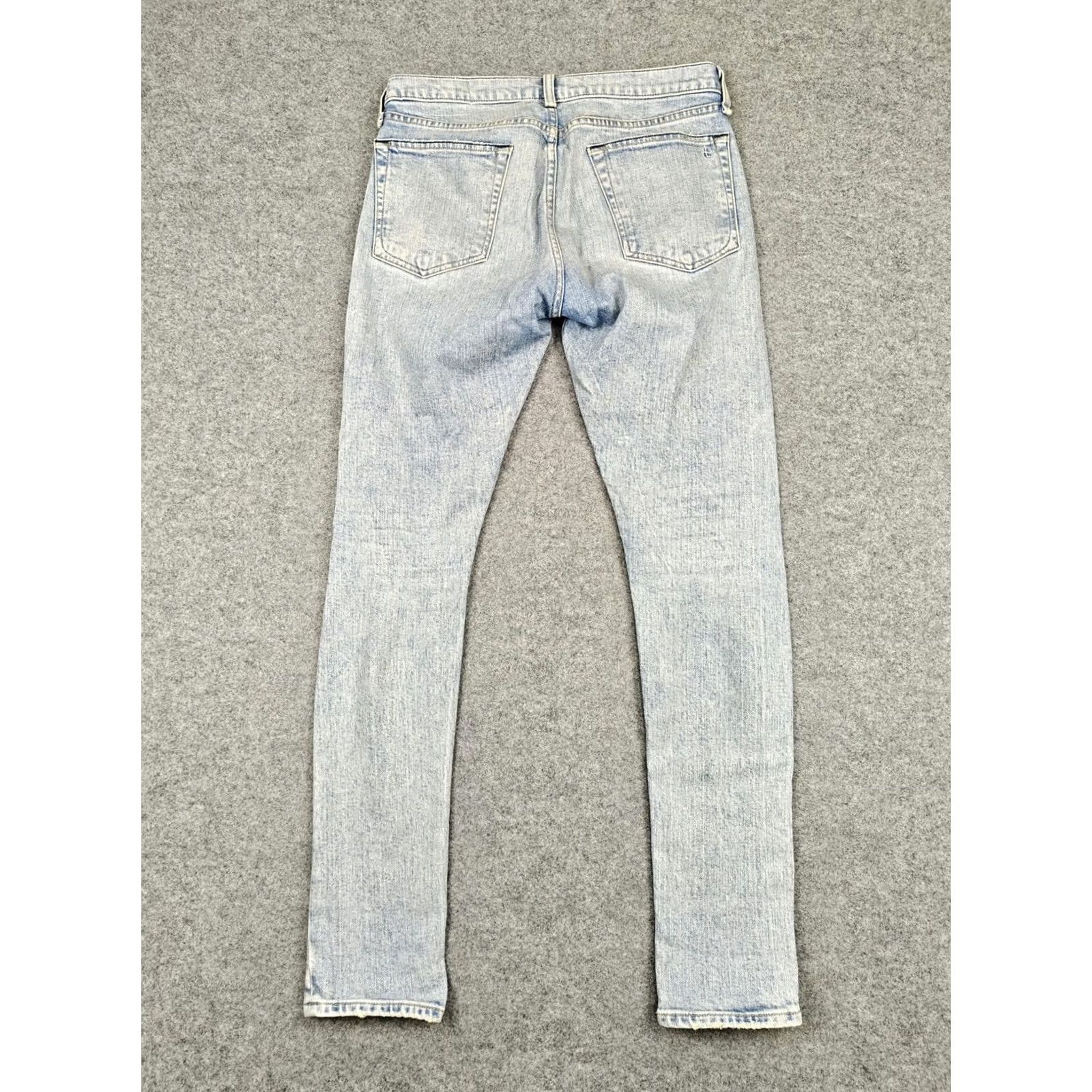 Rag & Bone Rag & Bone Jeans Mens 28x32 Light Wash Fit 1 Skinny Stretch Denim Pants Size US 28 / EU 44 - 5 Thumbnail