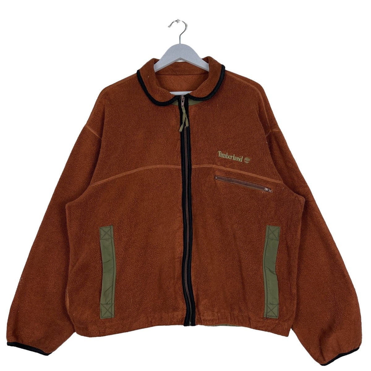Timberland 🔥 90s VINTAGE TIMBERLAND FLEECE MADE IN USA Size US M / EU 48-50 / 2 - 1 Thumbnail