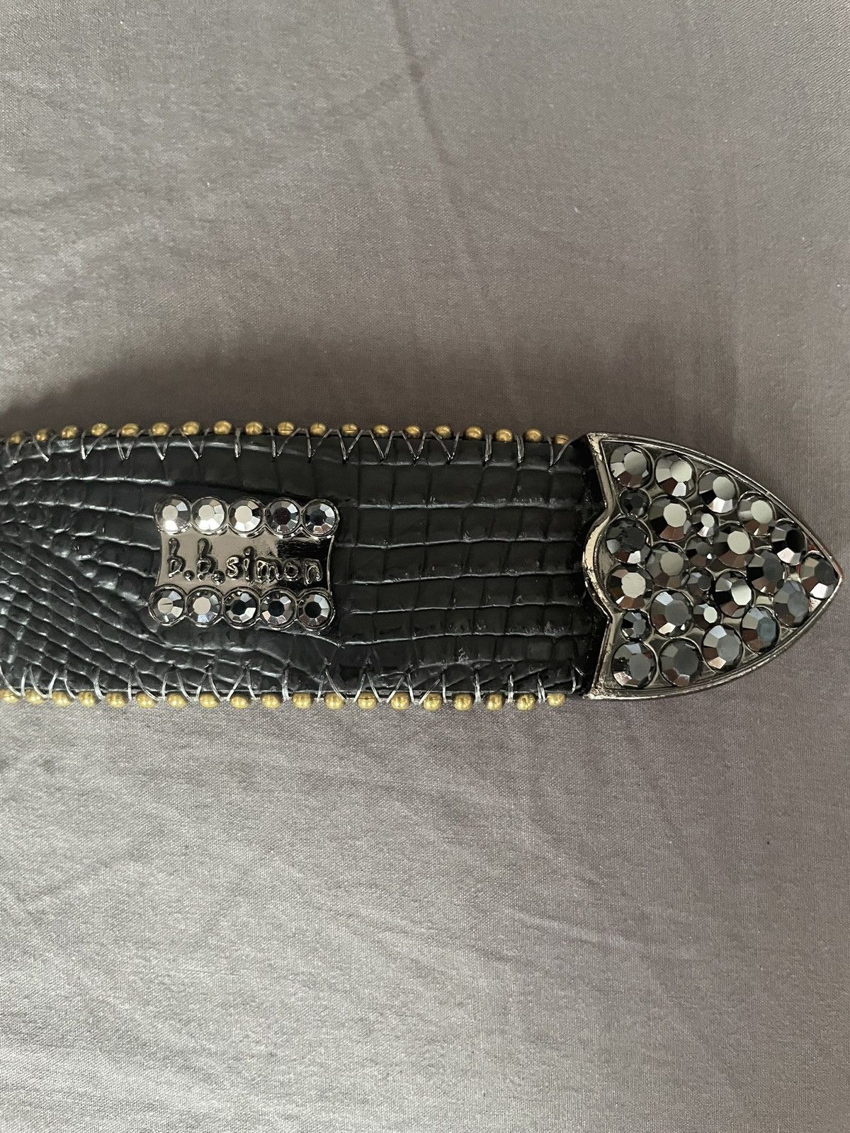 B.B. Simon B.B. Simon Black Belt Size 34 - 6 Thumbnail