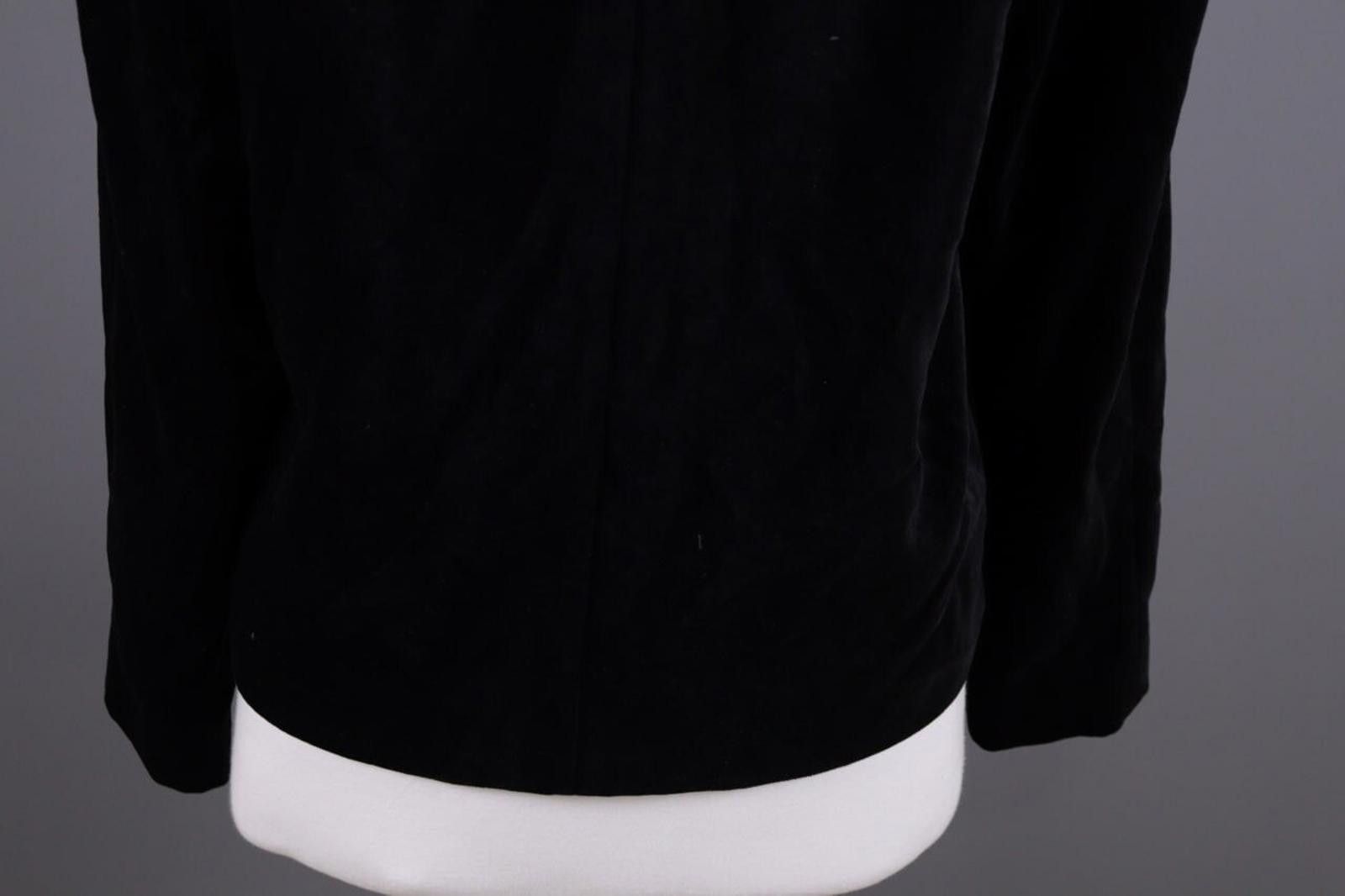Christian Dior Monsieur Mondi Black 3 Button Silk Velvet Blazer Jacket Size 40 Size M / US 6-8 / IT 42-44 - 10 Thumbnail