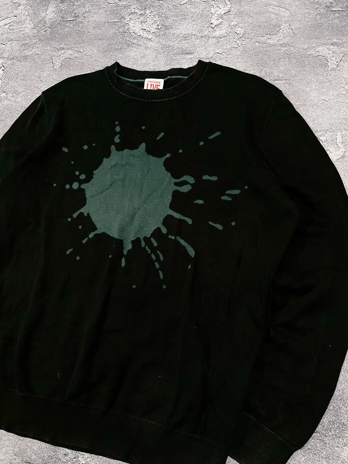 Lacoste Vintage Lacoste Live Mens Y2K Sweater Size US L / EU 52-54 / 3 - 2 Thumbnail
