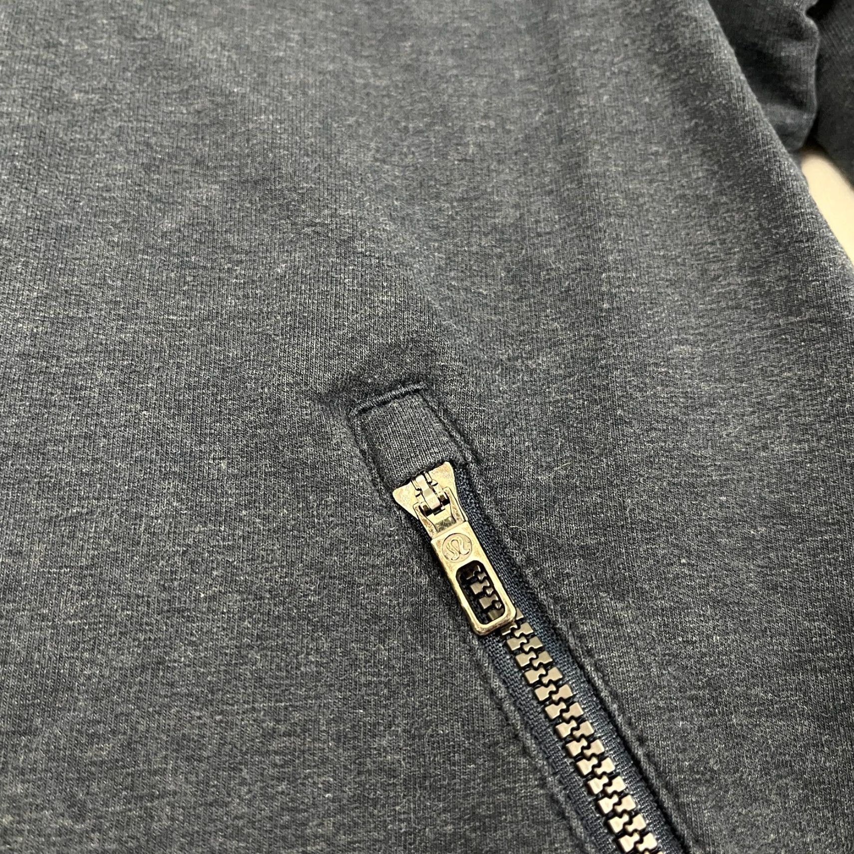 Lululemon Lululemon Cross Cut Hoodie Mens M Inkwell Blue Full Zip Active Terry Sweatshirt Size US M / EU 48-50 / 2 - 7 Thumbnail