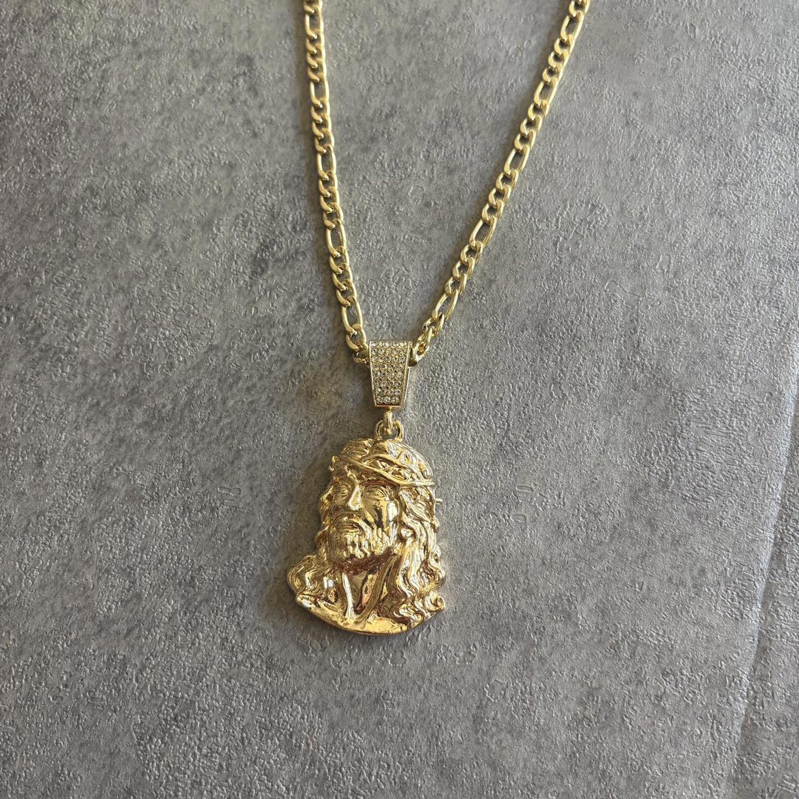 Other Boho Gold Jesus pendant necklace bundle Size ONE SIZE - 6 Thumbnail