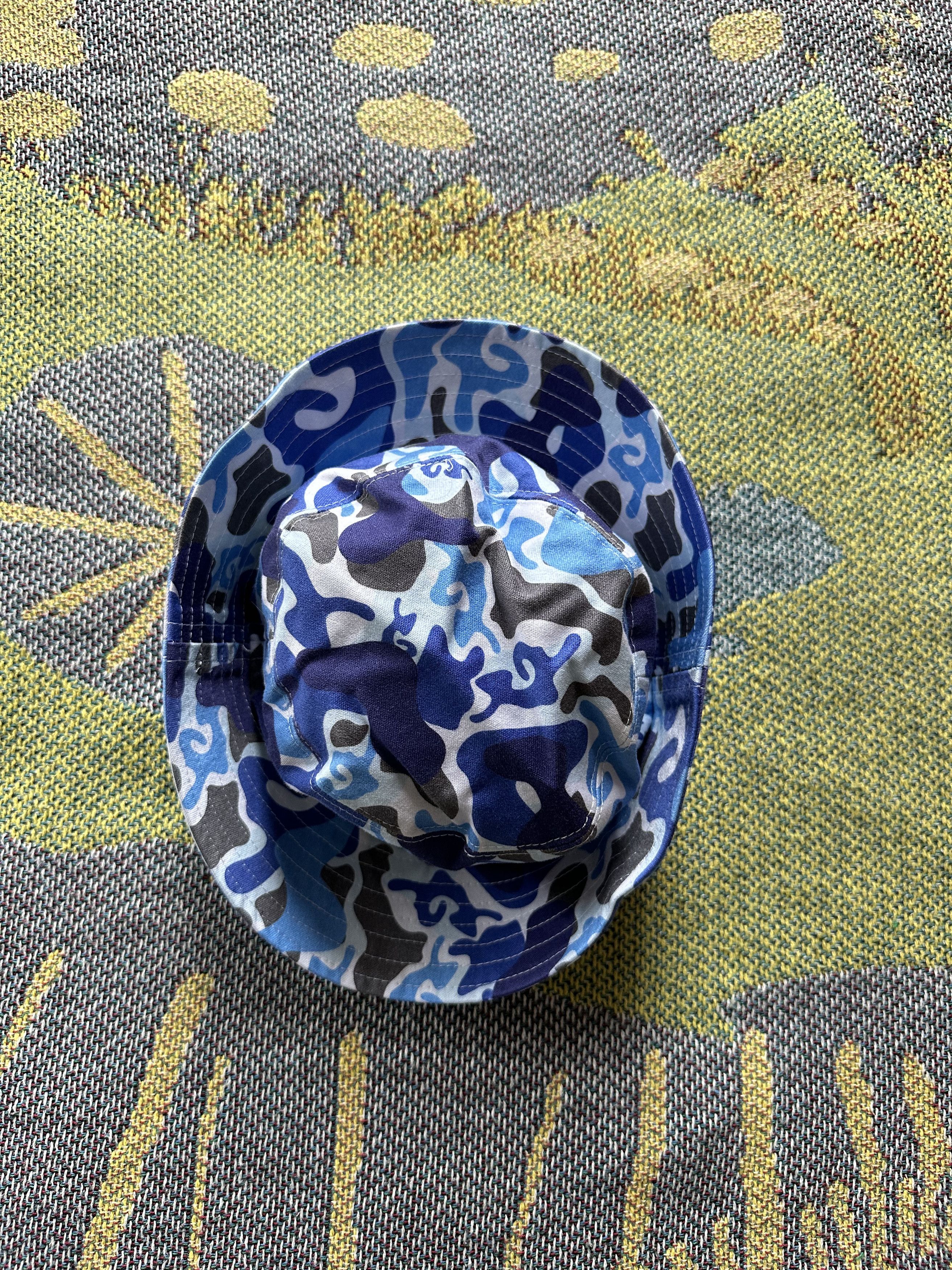 Goth Money Goth Money Records Blue Camo Bucket Hat Size ONE SIZE - 3 Thumbnail
