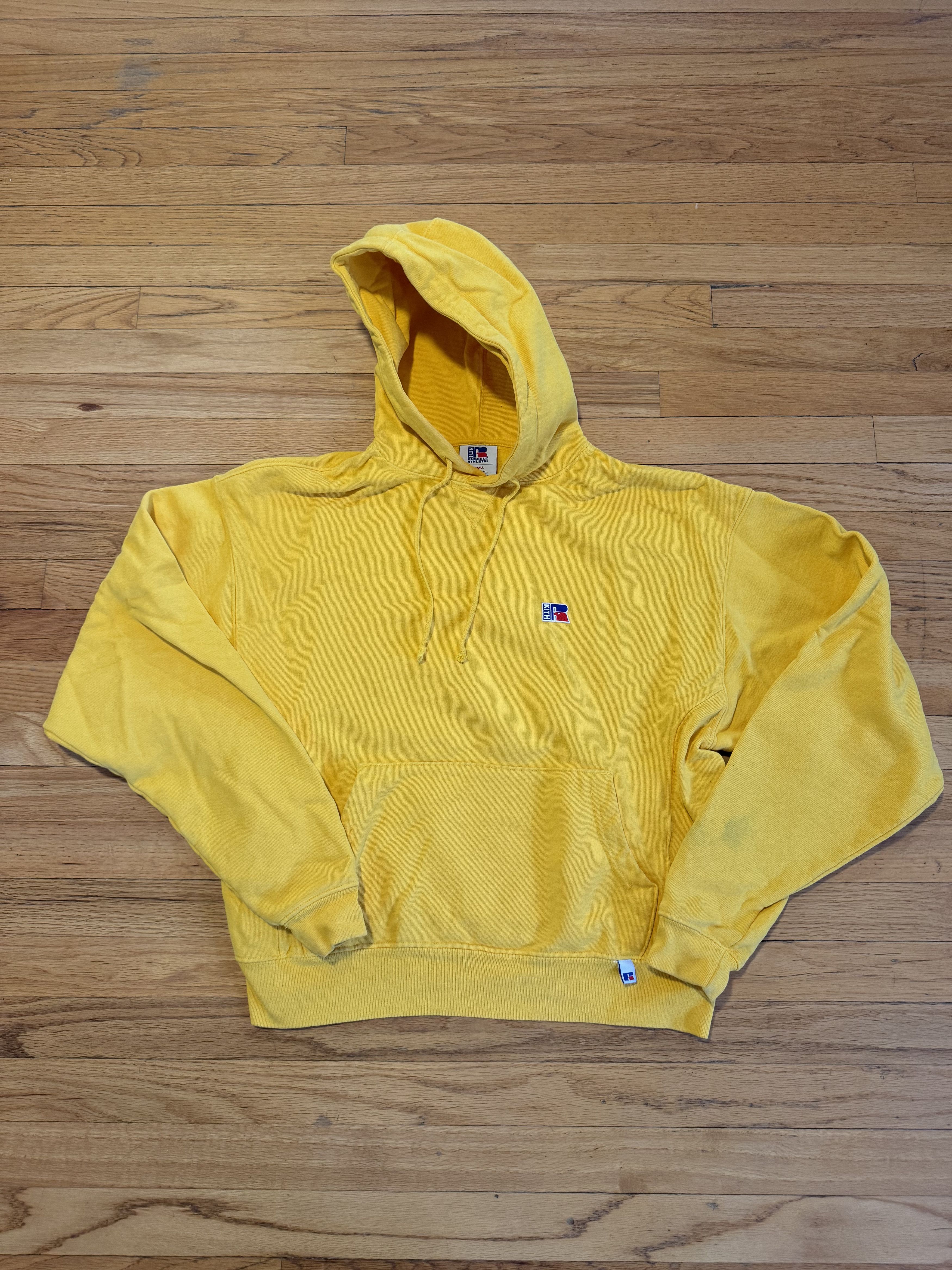 Kith × Russell Athletic Kith x Russell Athletic Reverse Hoodie - Yellow - Size XS Size US XS / EU 42 / 0 - 1 Thumbnail