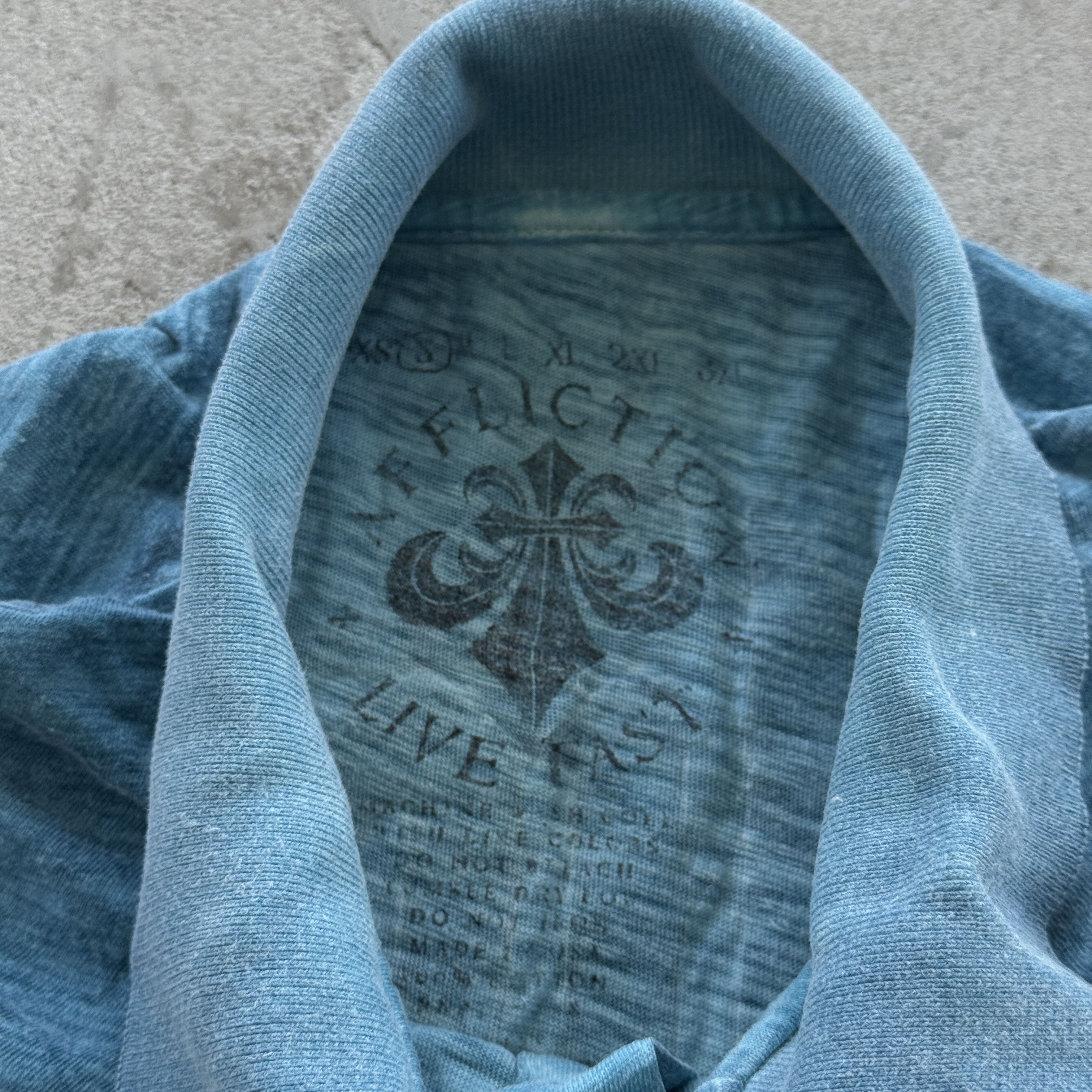 Affliction Affliction Live Fast Blue Polo Shirt Graphic Eagle Crest S Size US S / EU 44-46 / 1 - 10 Thumbnail