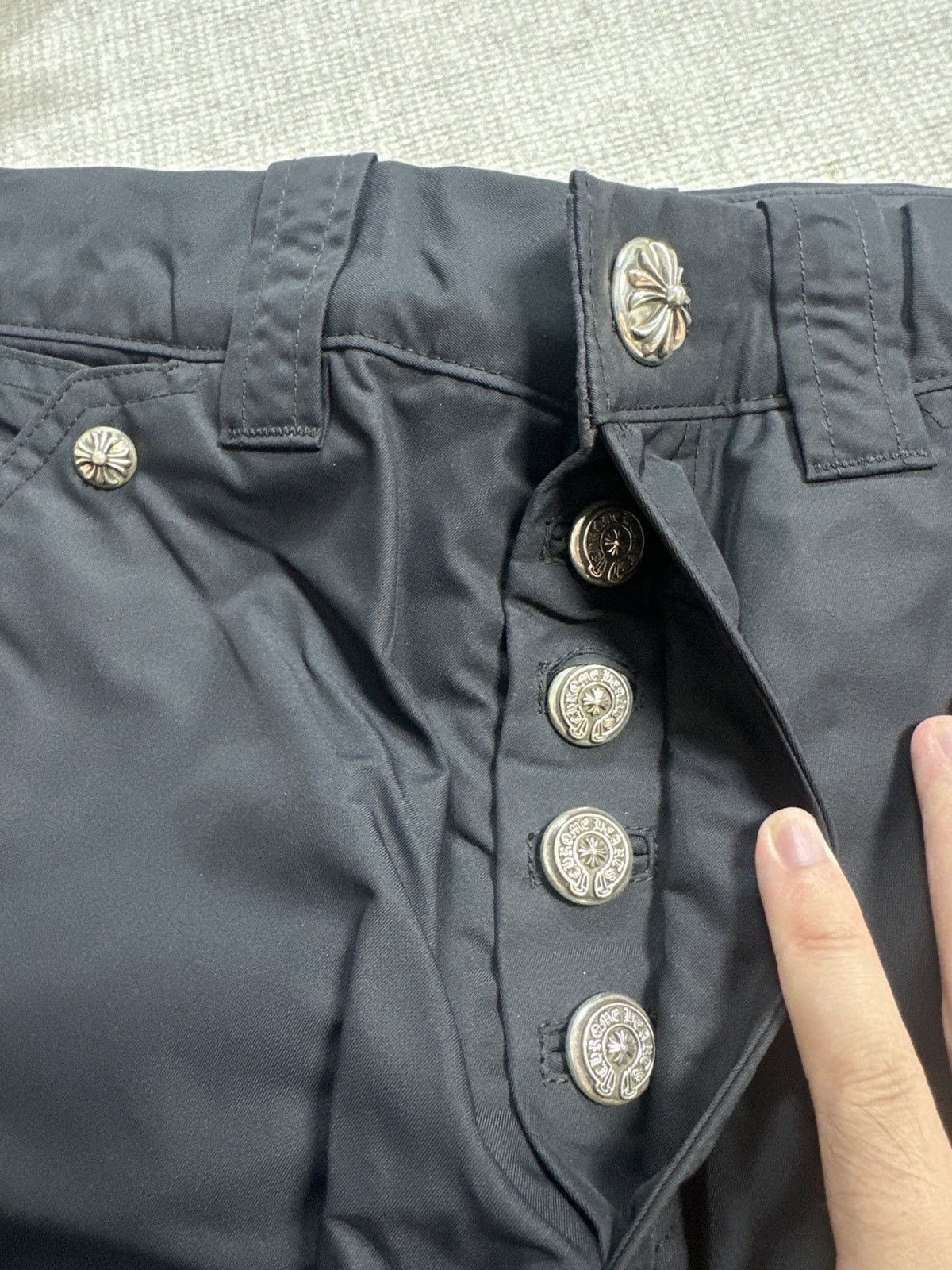 Chrome Hearts Chrome Hearts Leather Patches Nylon Pants Size US 30 / EU 46 - 11 Thumbnail
