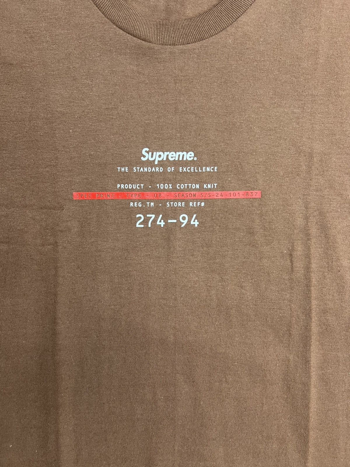 Supreme Supreme Standard T-Shirt Size US M / EU 48-50 / 2 - 2 Thumbnail