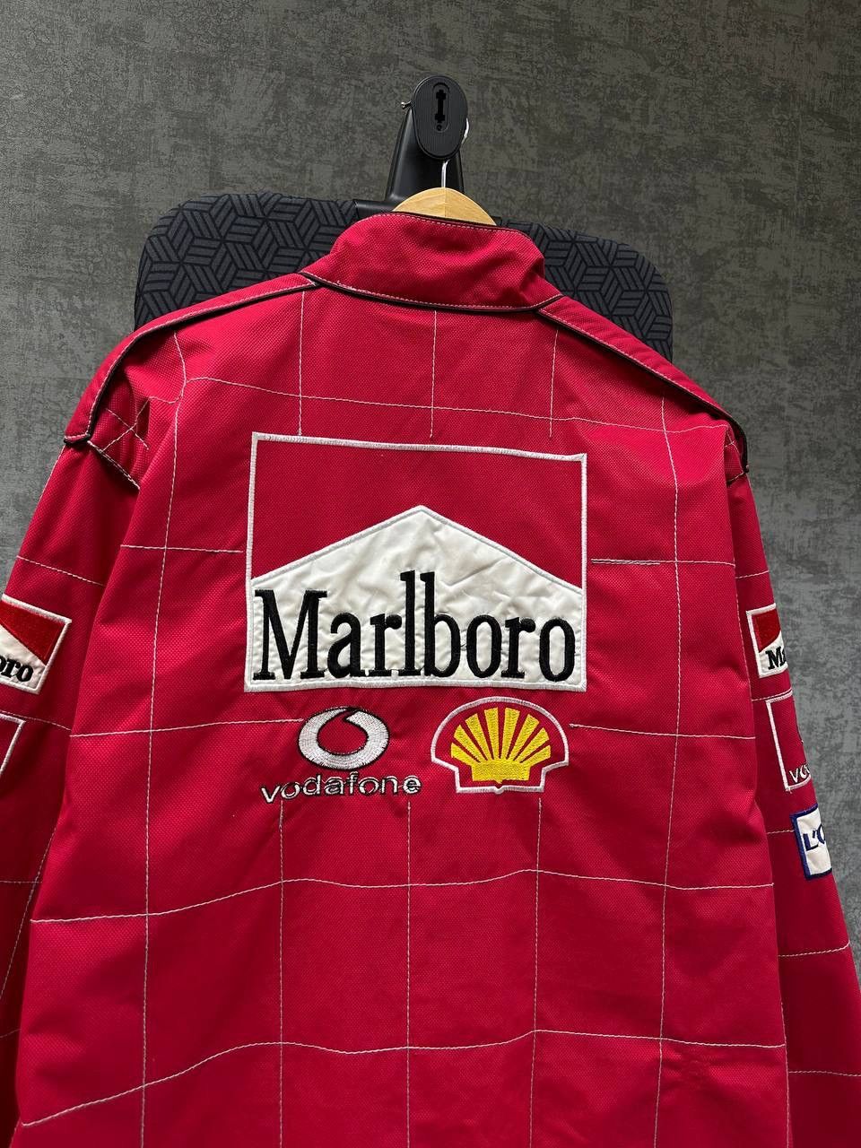Ferrari × Vintage Vintage Ferarri Marlboro Racing Red Formula Uno Jacket Size US L / EU 52-54 / 3 - 18 Thumbnail