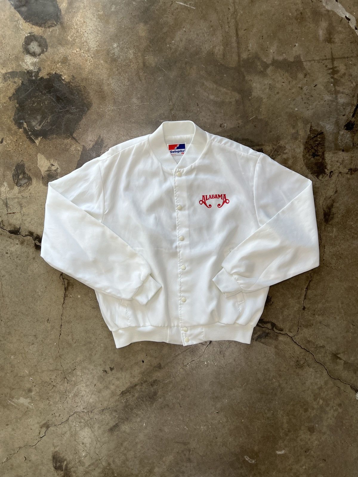 Vintage Vintage 90s Alabama Pass It On Down Bomber Jacket XL Size US XL / EU 56 / 4 - 5 Thumbnail