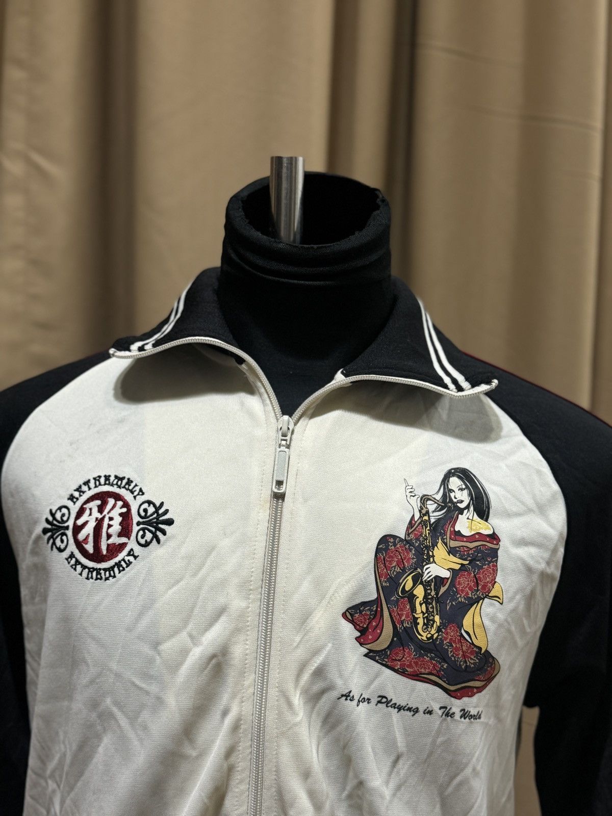 Japanese Brand PUNK DRUNKER X HAOMING LIGHT DENIM JACKET Size US L / EU 52-54 / 3 - 3 Thumbnail