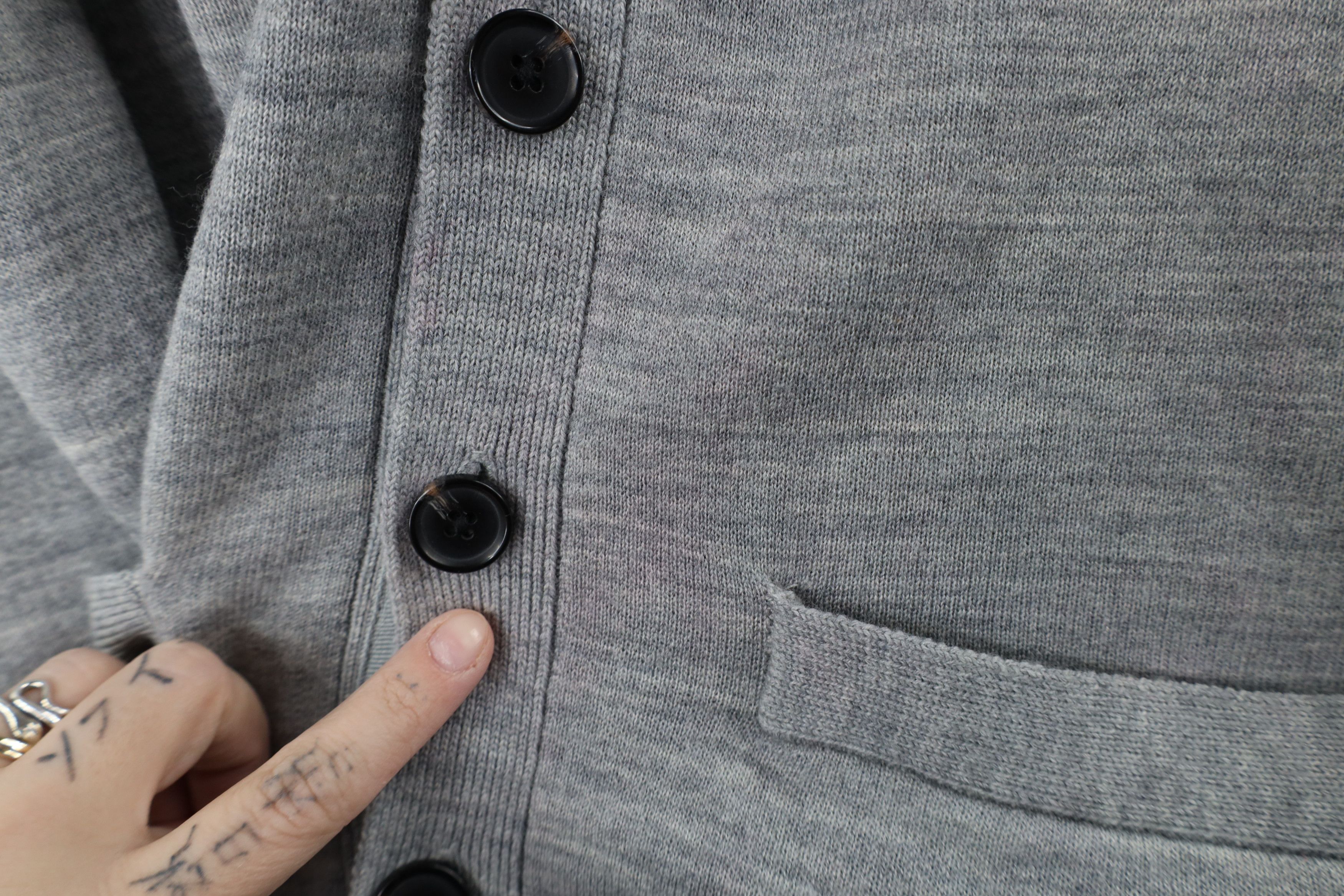 Abercrombie & Fitch × Vintage Vintage Abercrombie & Fitch Wool Blend Knit Cardigan Sweater Size US S / EU 44-46 / 1 - 4 Thumbnail