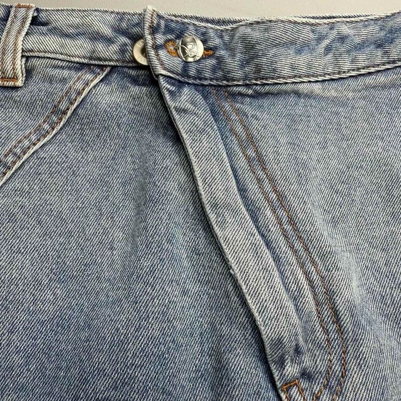 Loewe Loewe Washed blue leather label denim skirt Size 25" / US 0 / IT 36 - 7 Thumbnail